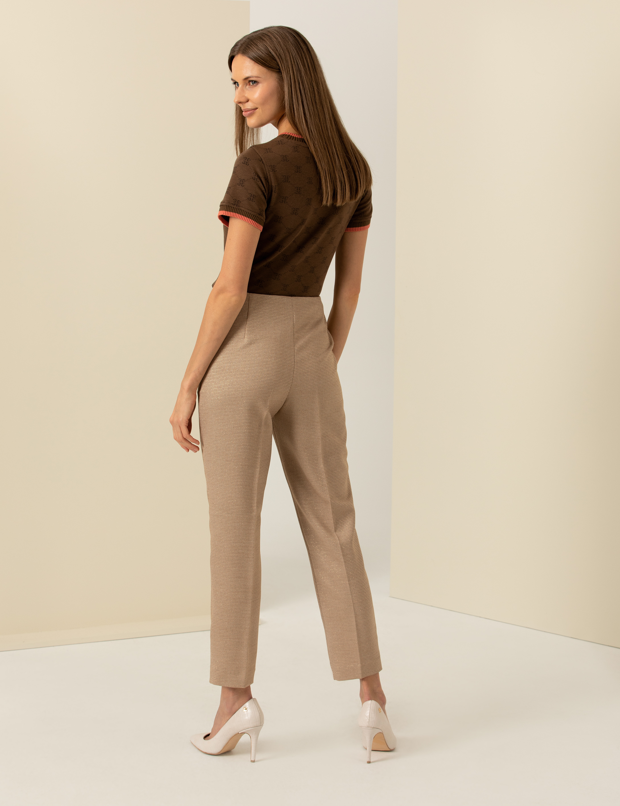Camel Havuç Fit Kumaş Pantolon