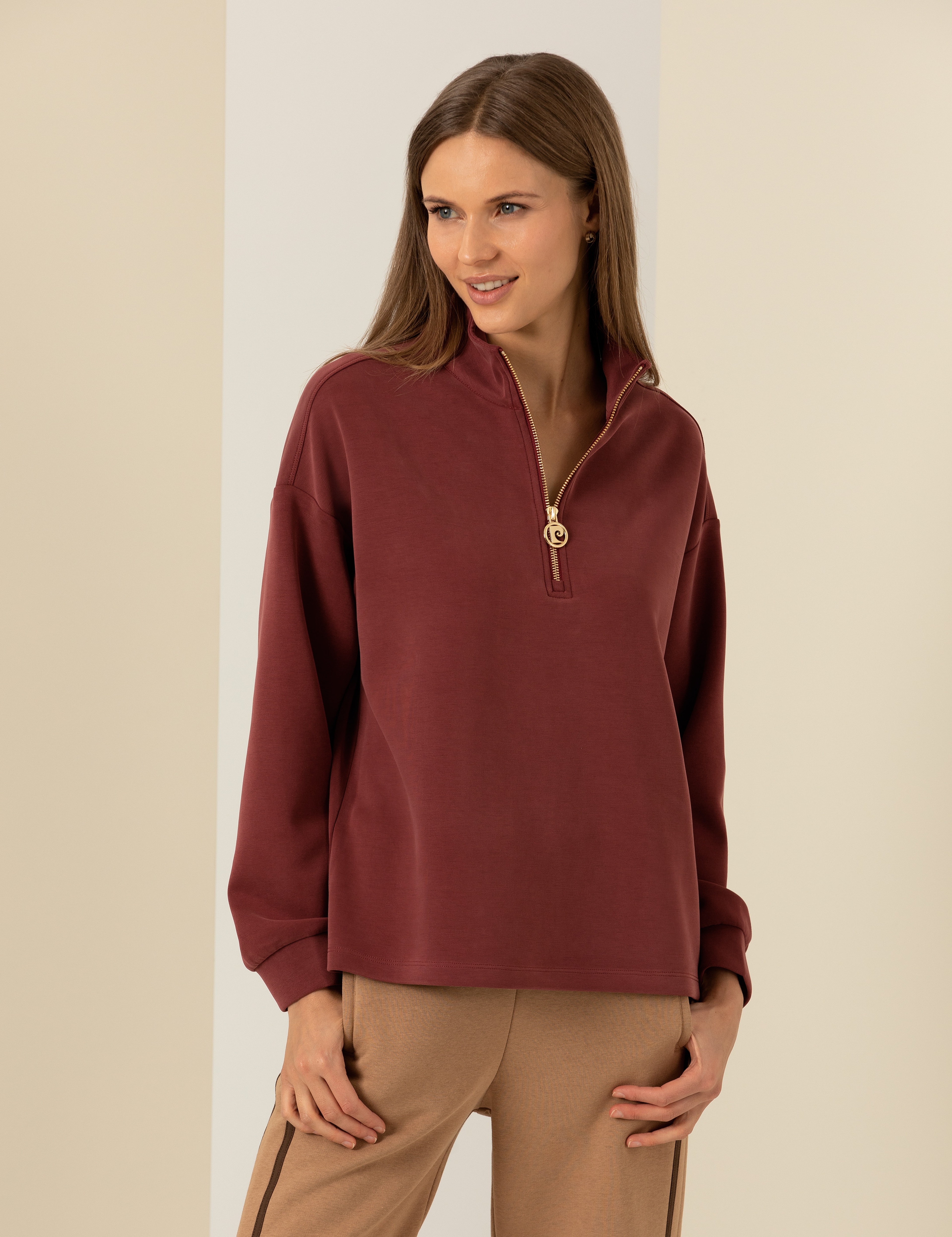 Bordo Oversize Sweatshirt - Image 1