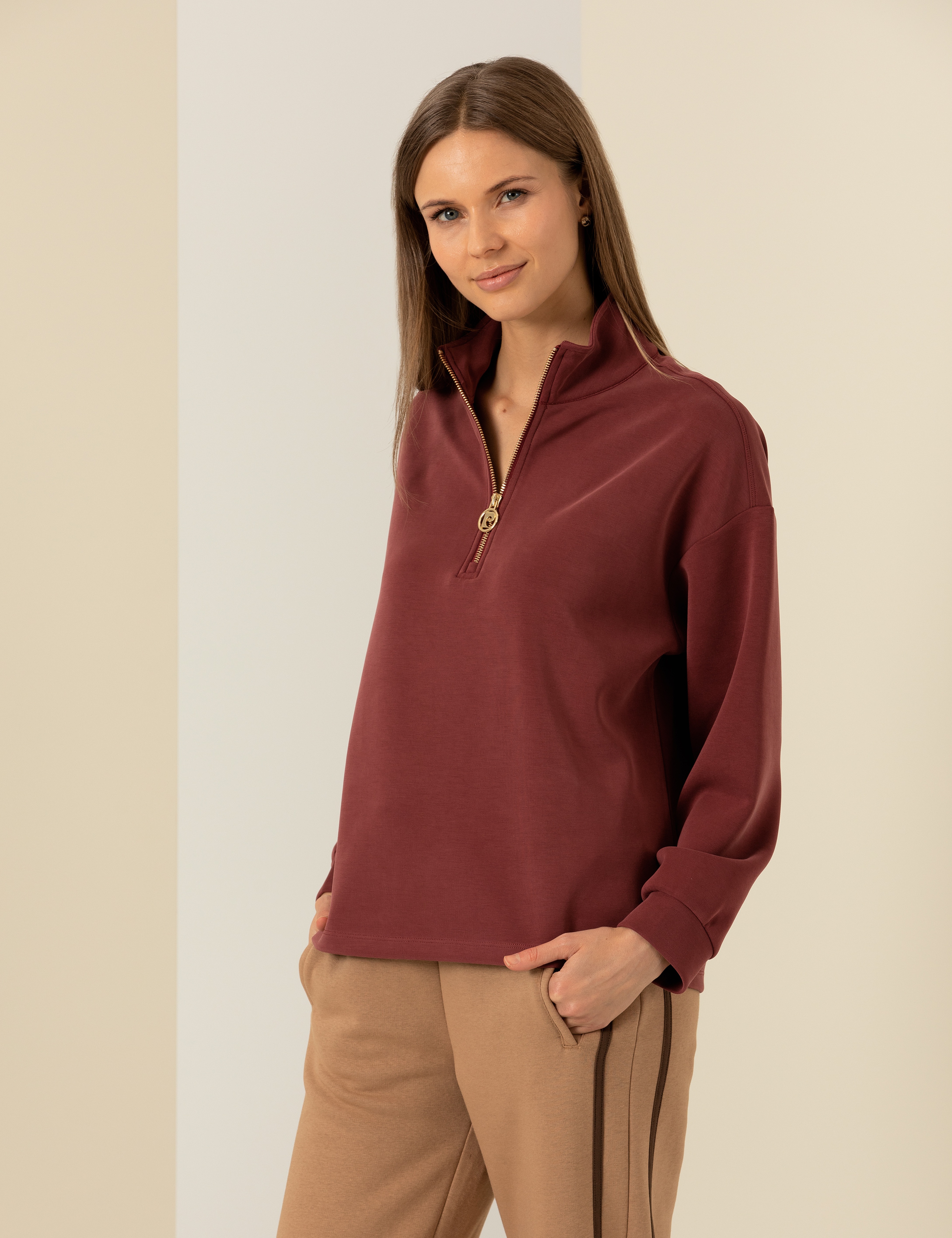 Bordo Oversize Sweatshirt - Image 2
