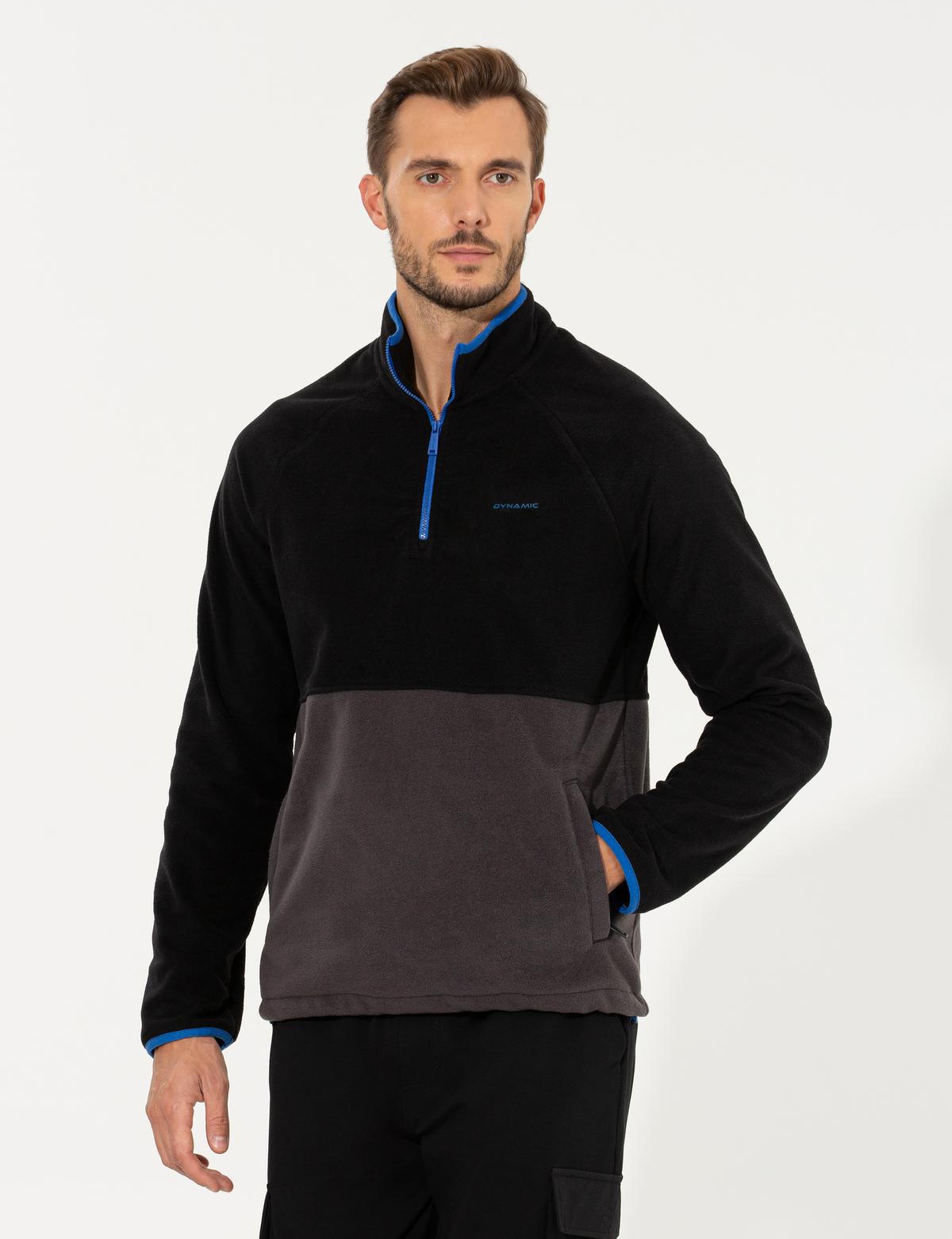 Siyah Regular Fit Sweatshirt - 50262817034