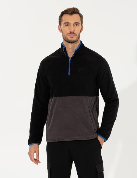 Siyah Regular Fit Sweatshirt - 50262817034