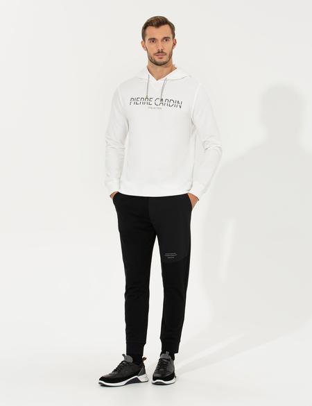 Ekru Kapüşonlu Sweatshirt - 50257602004