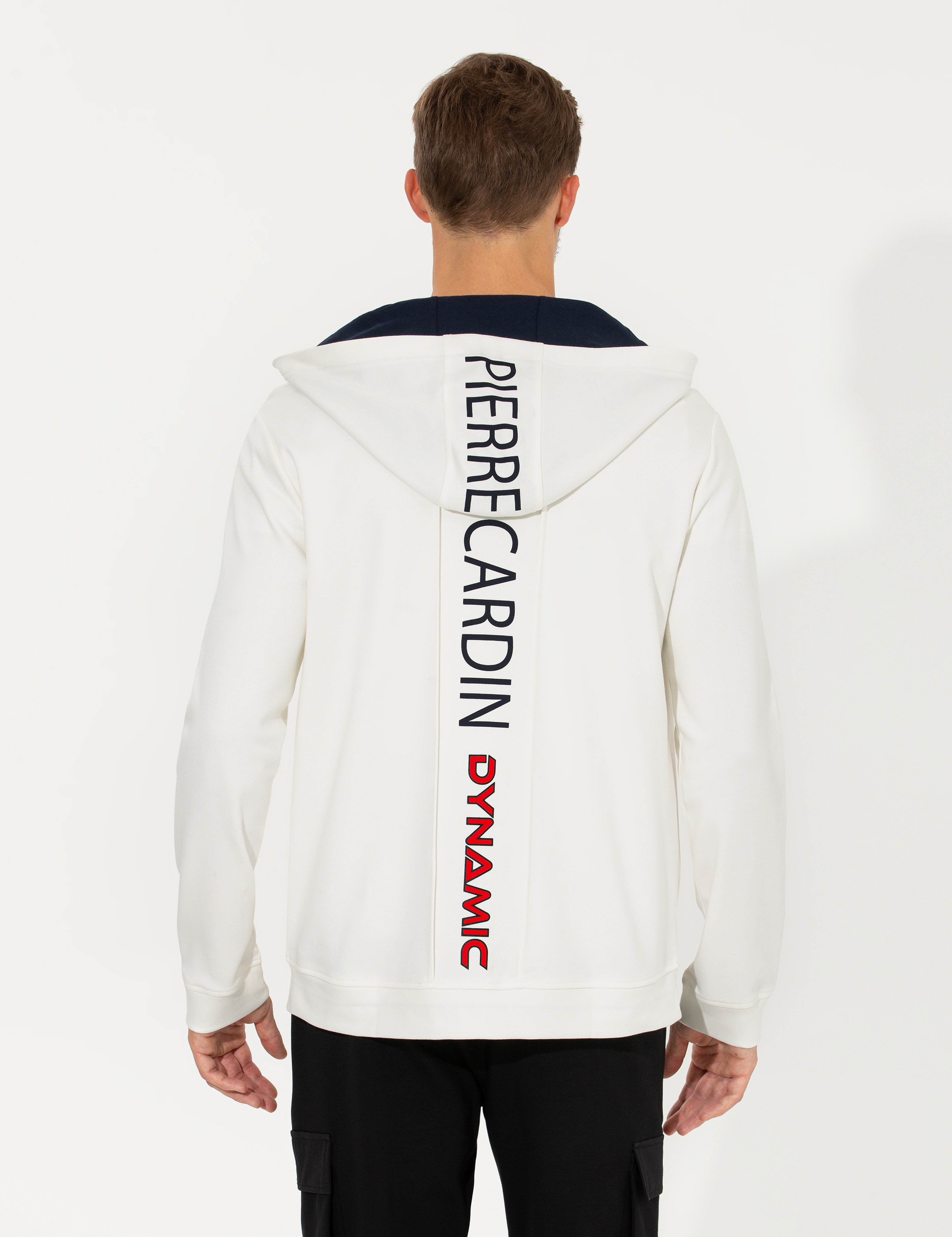 Ekru Kapüşonlu Sweatshirt - Image 5