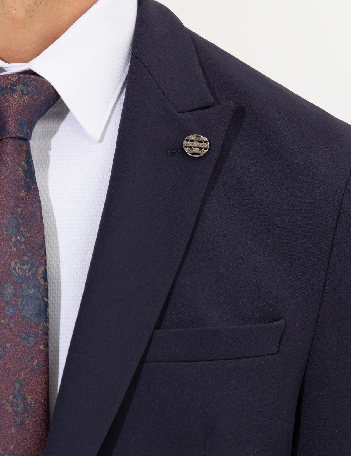 Lacivert Ex. Slim Fit Takım Elbise - 50261101041