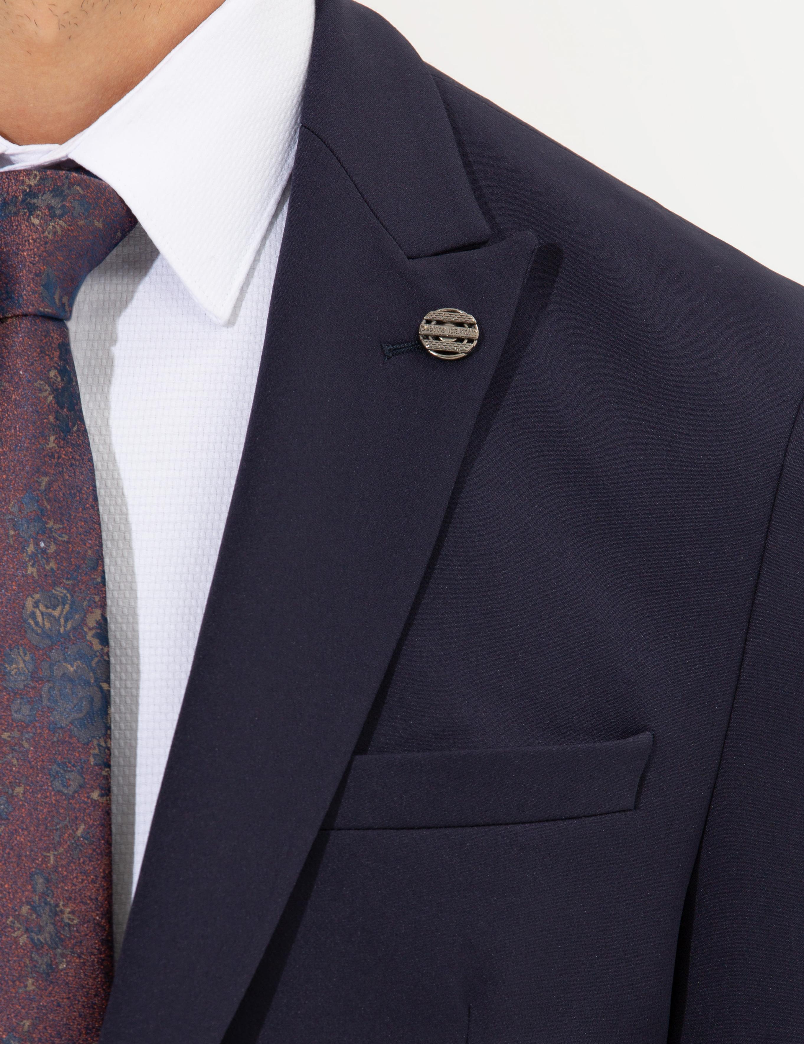 Lacivert Ex. Slim Fit Takım Elbise