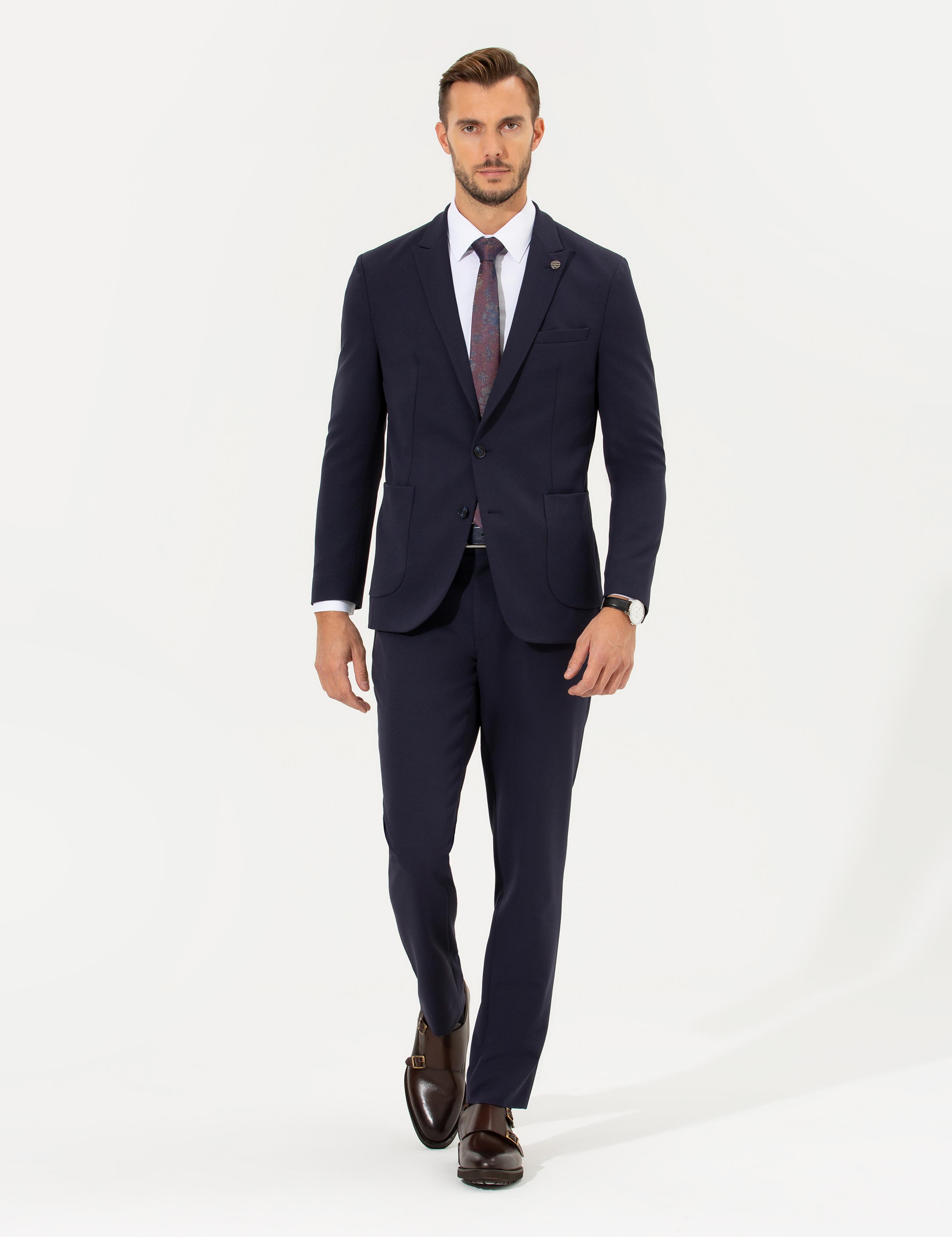 Lacivert Ex. Slim Fit Takım Elbise