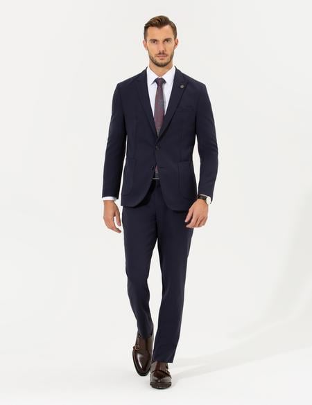 Lacivert Ex. Slim Fit Takım Elbise - 50261101041