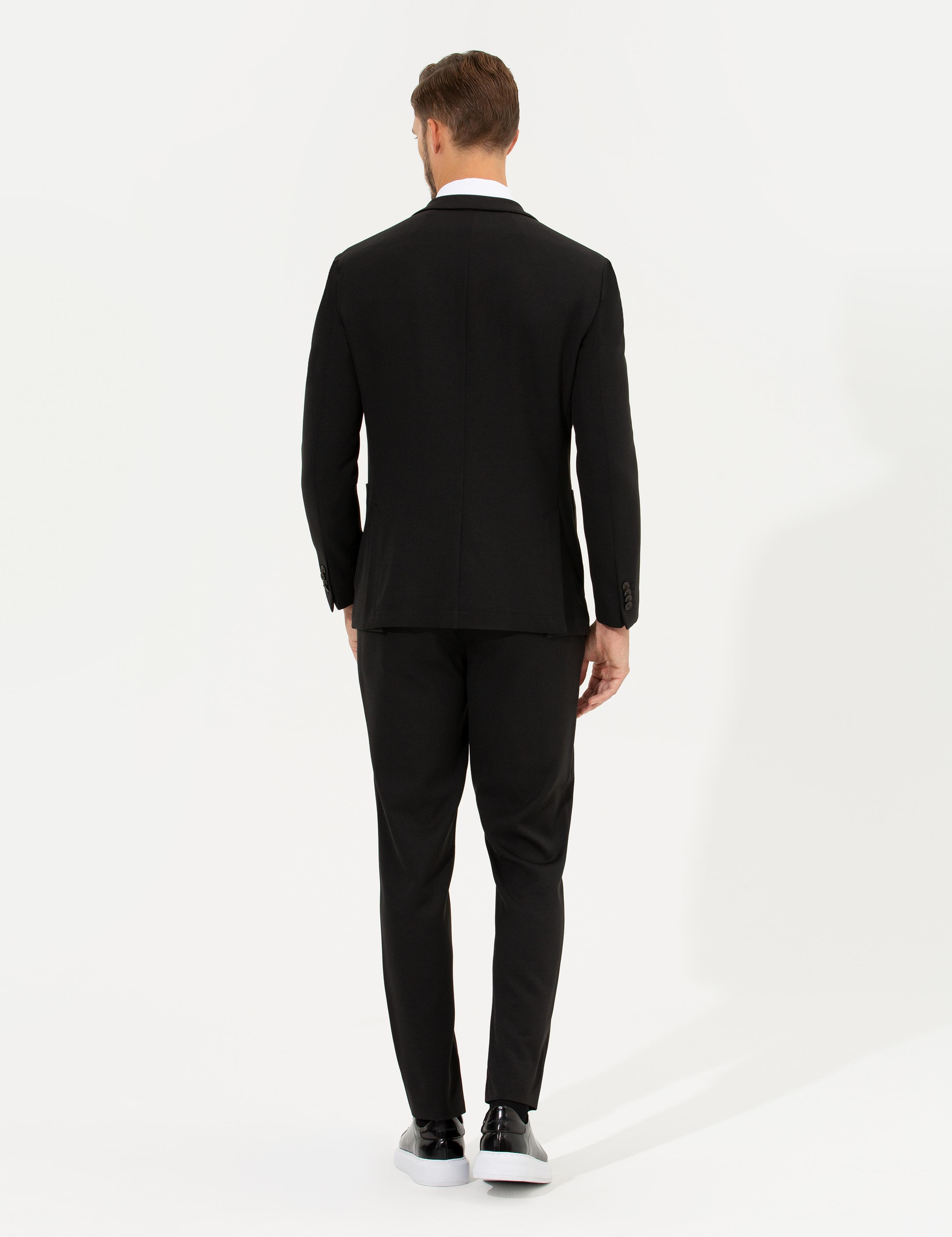 Siyah Ex. Slim Fit Takım Elbise