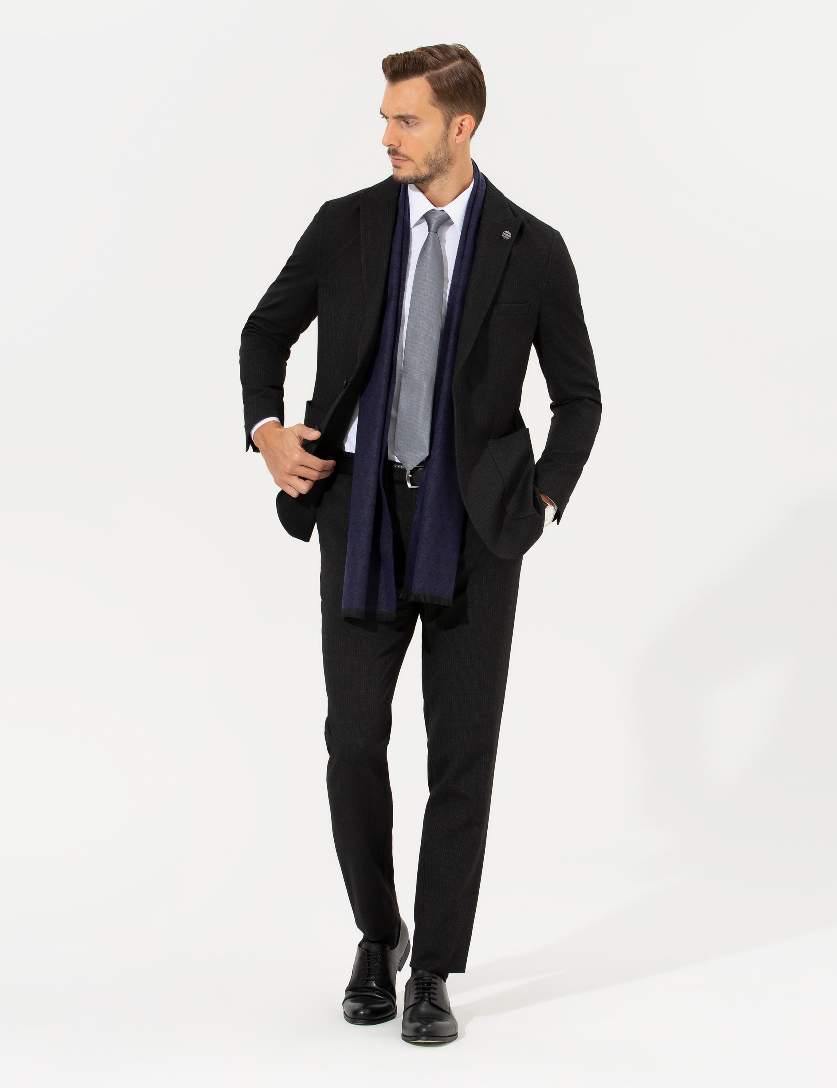 Siyah Ex. Slim Fit Takım Elbise