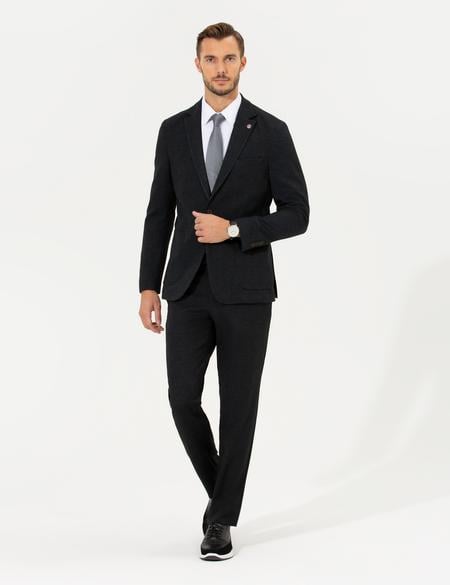 Siyah Slim Fit Takım Elbise - 50257029005