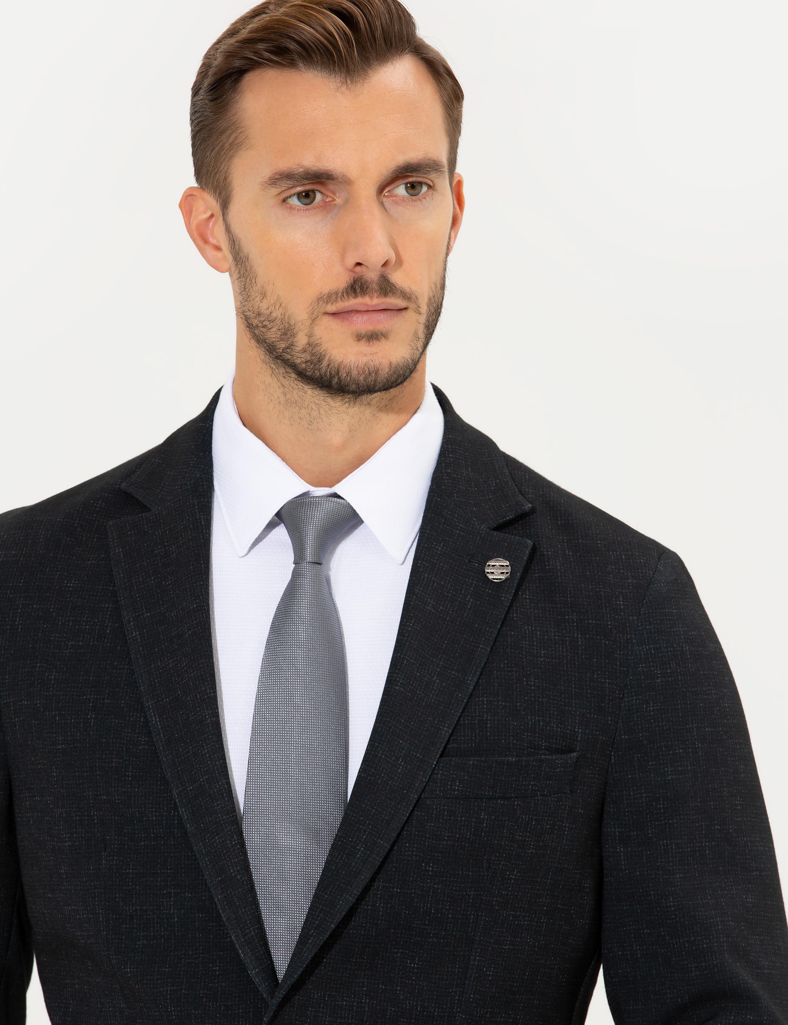 Siyah Slim Fit Takım Elbise