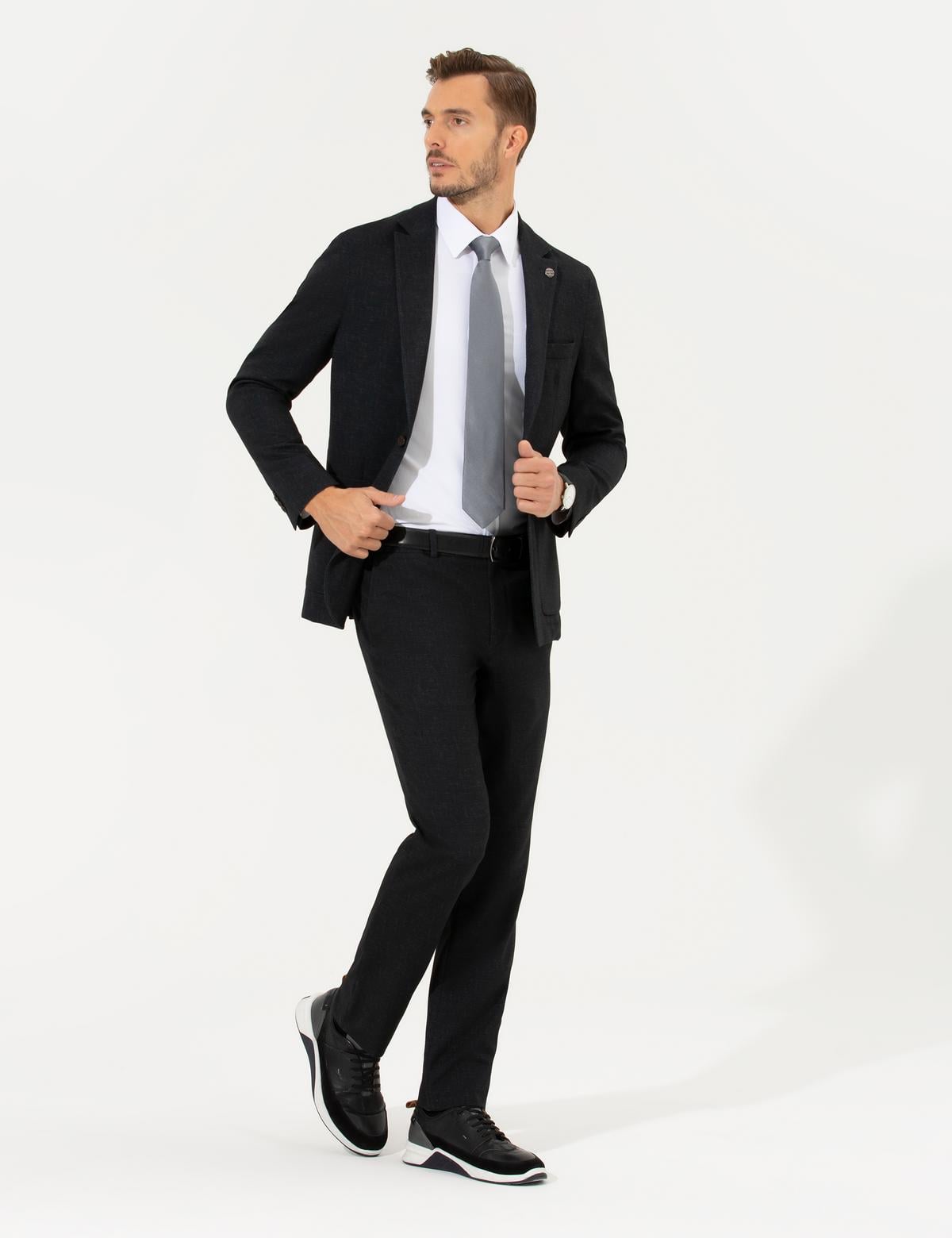 Siyah Slim Fit Takım Elbise - 50257029005