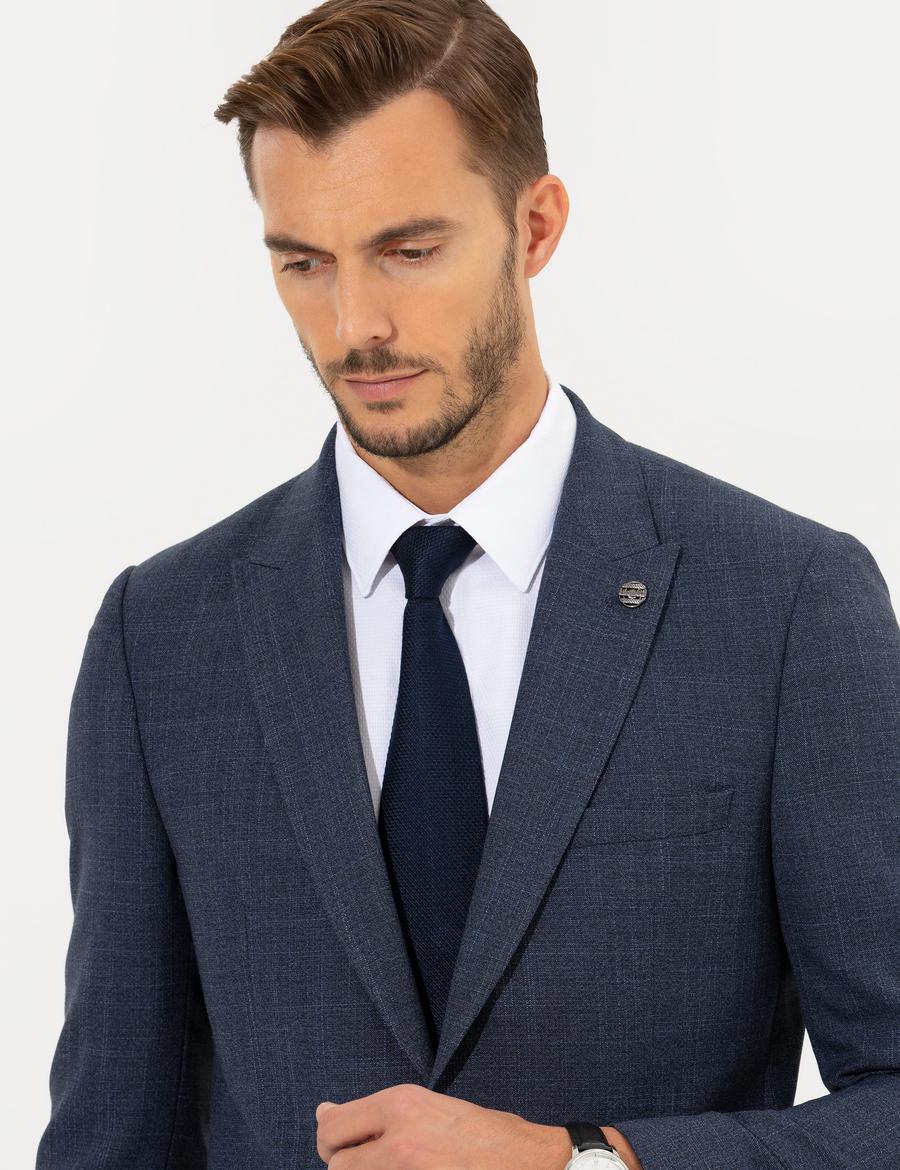 Lacivert Ex. Slim Fit Takım Elbise