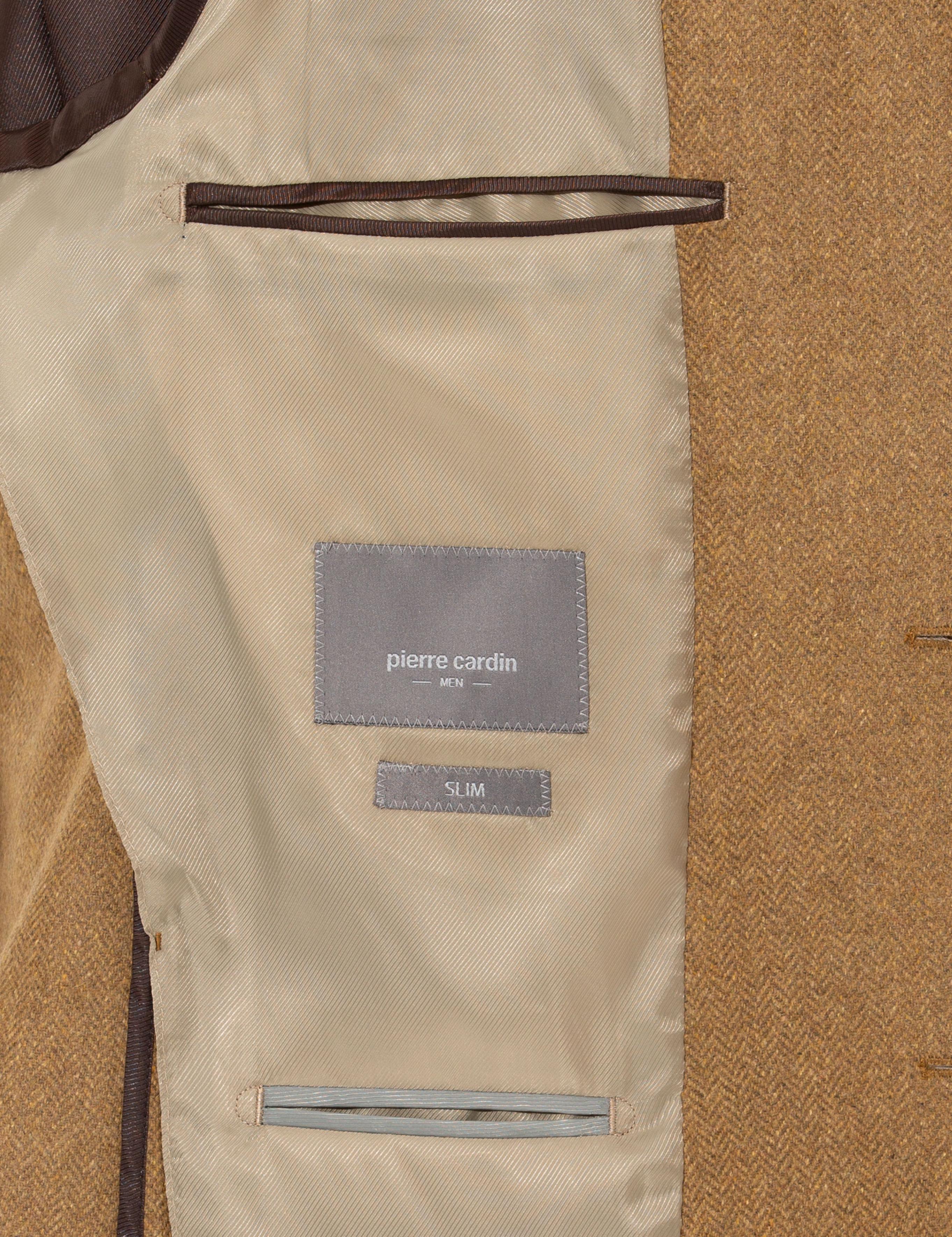 Kahverengi Slim Fit Ceket