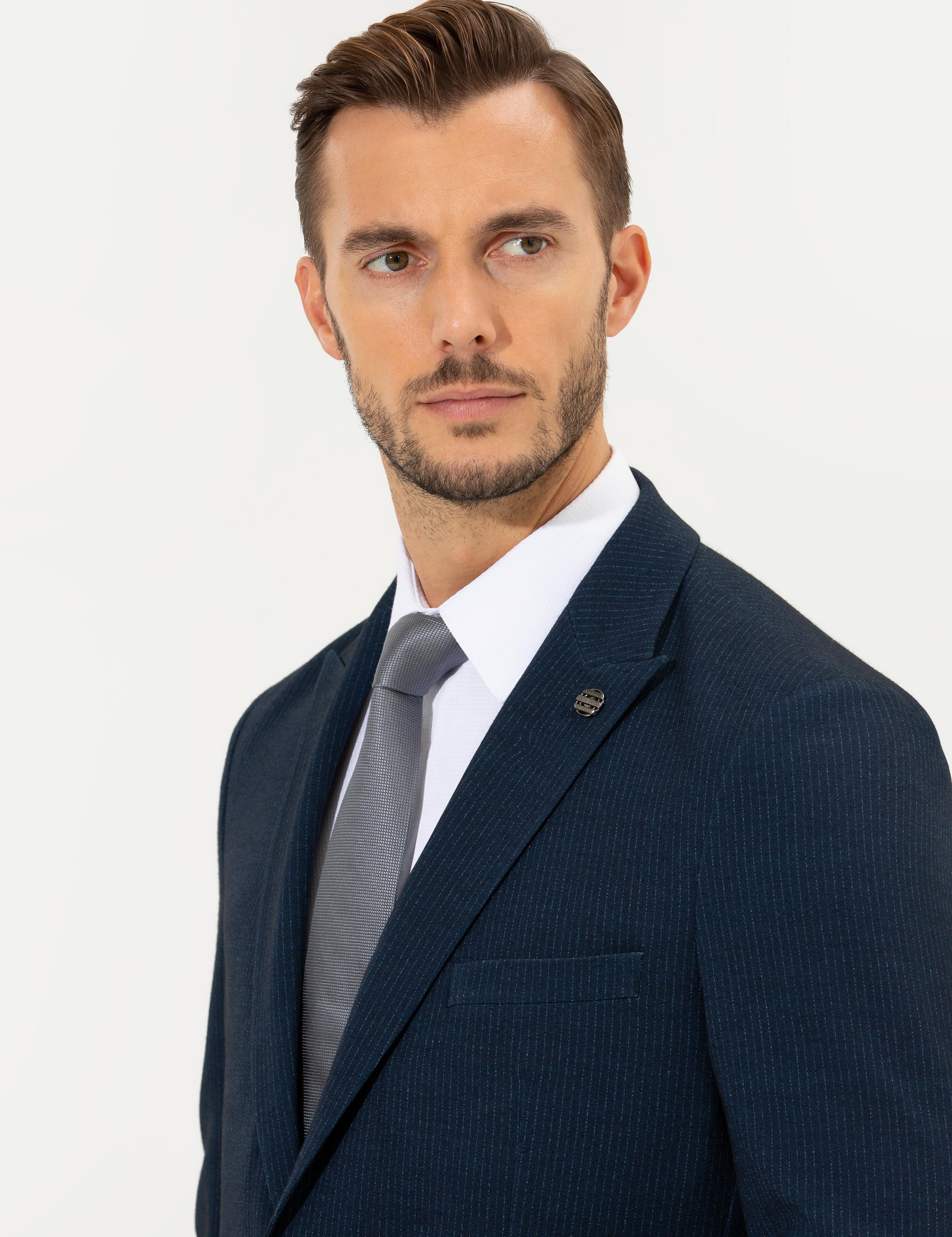 Lacivert Ex. Slim Fit Takım Elbise