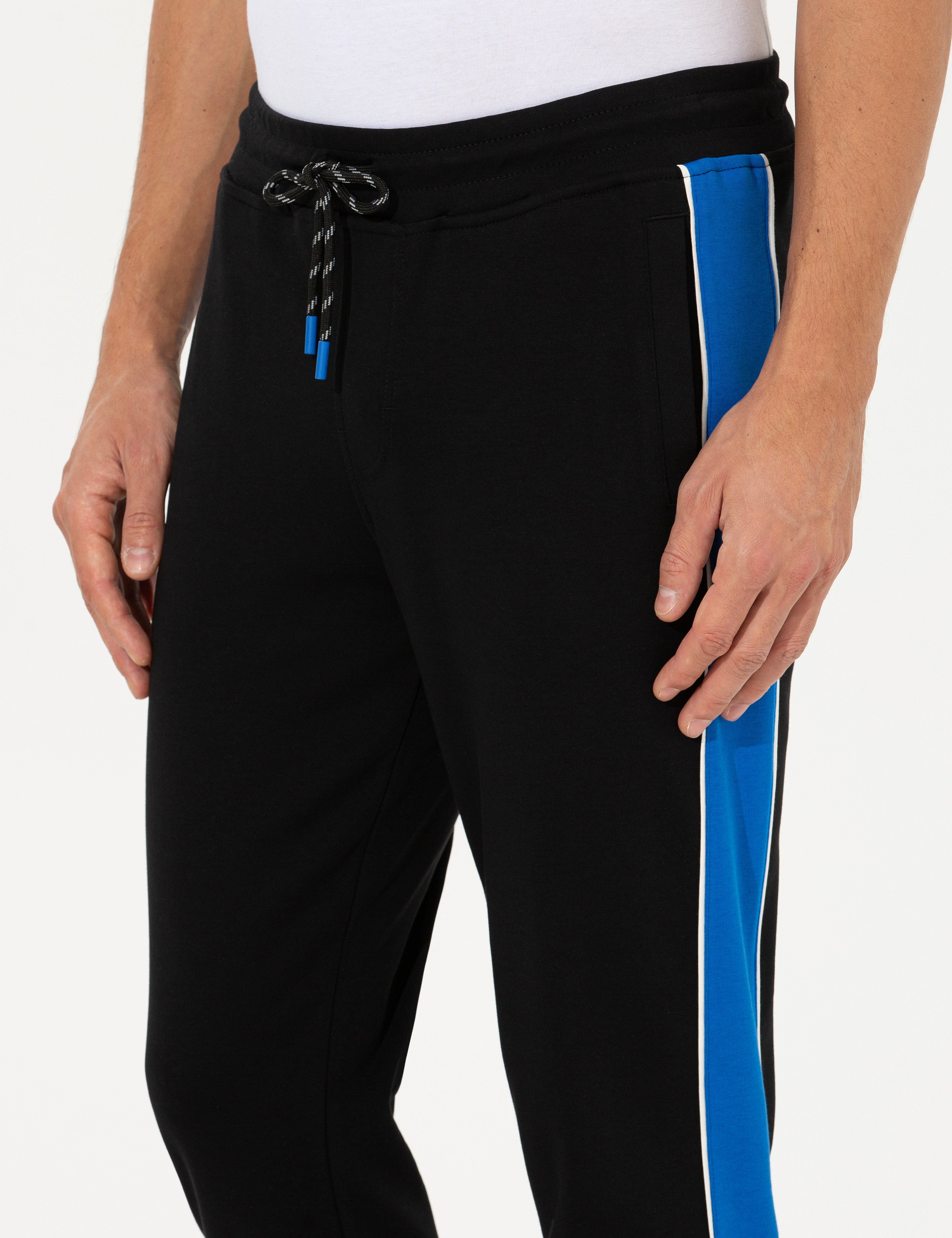 Siyah Ex. Slim Fit Eşofman Altı - Image 6