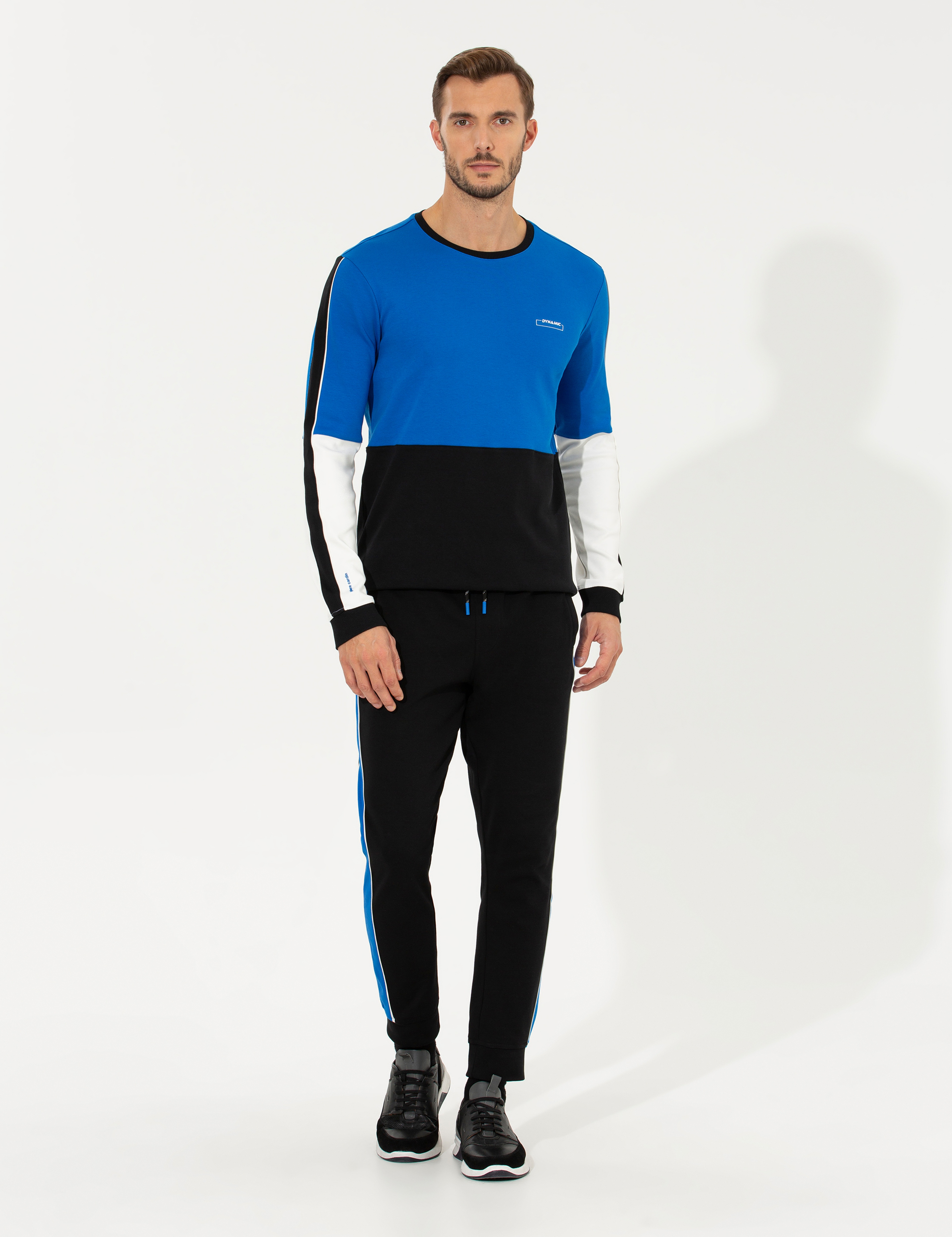 Siyah Ex. Slim Fit Eşofman Altı - Image 3