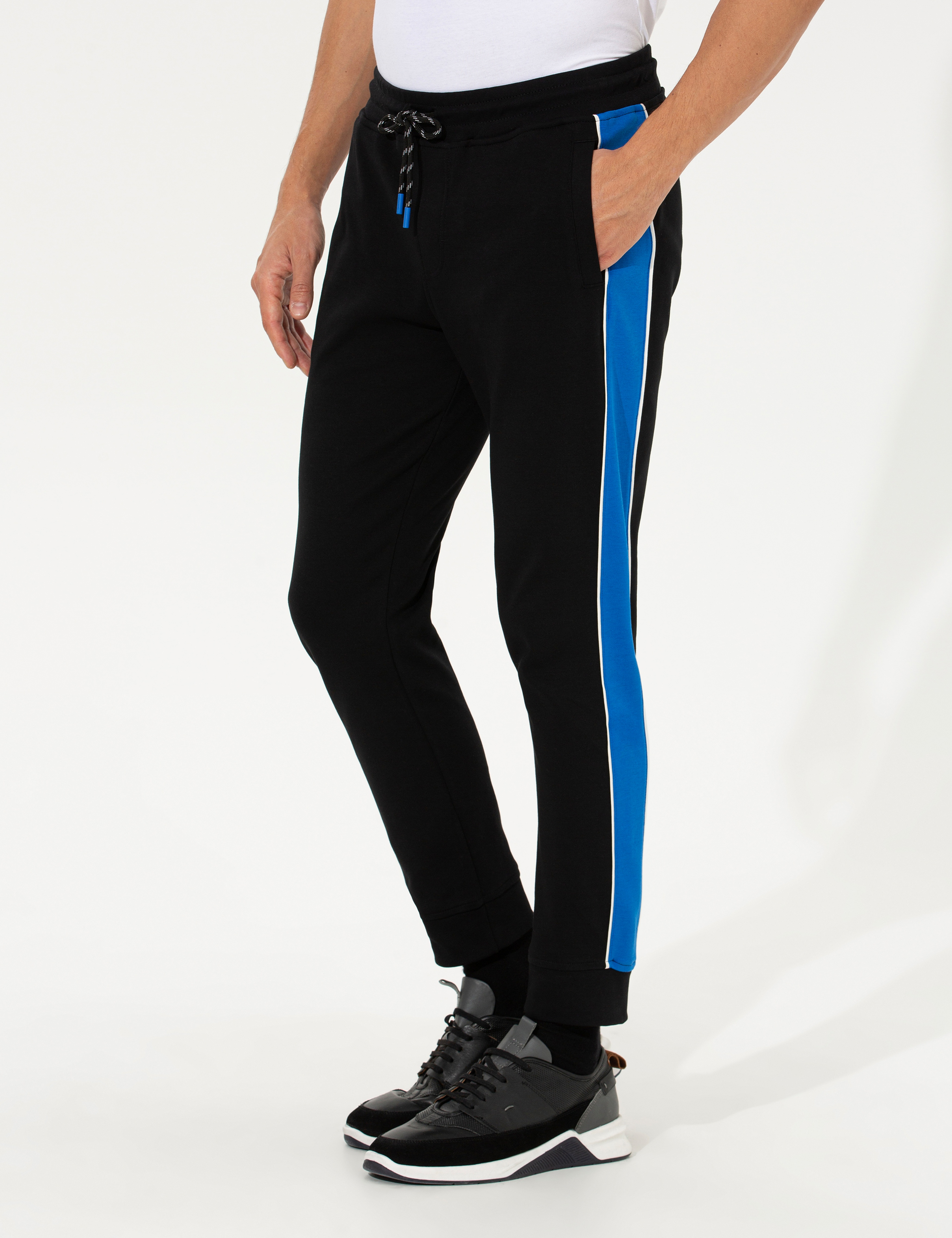 Siyah Ex. Slim Fit Eşofman Altı - Image 2