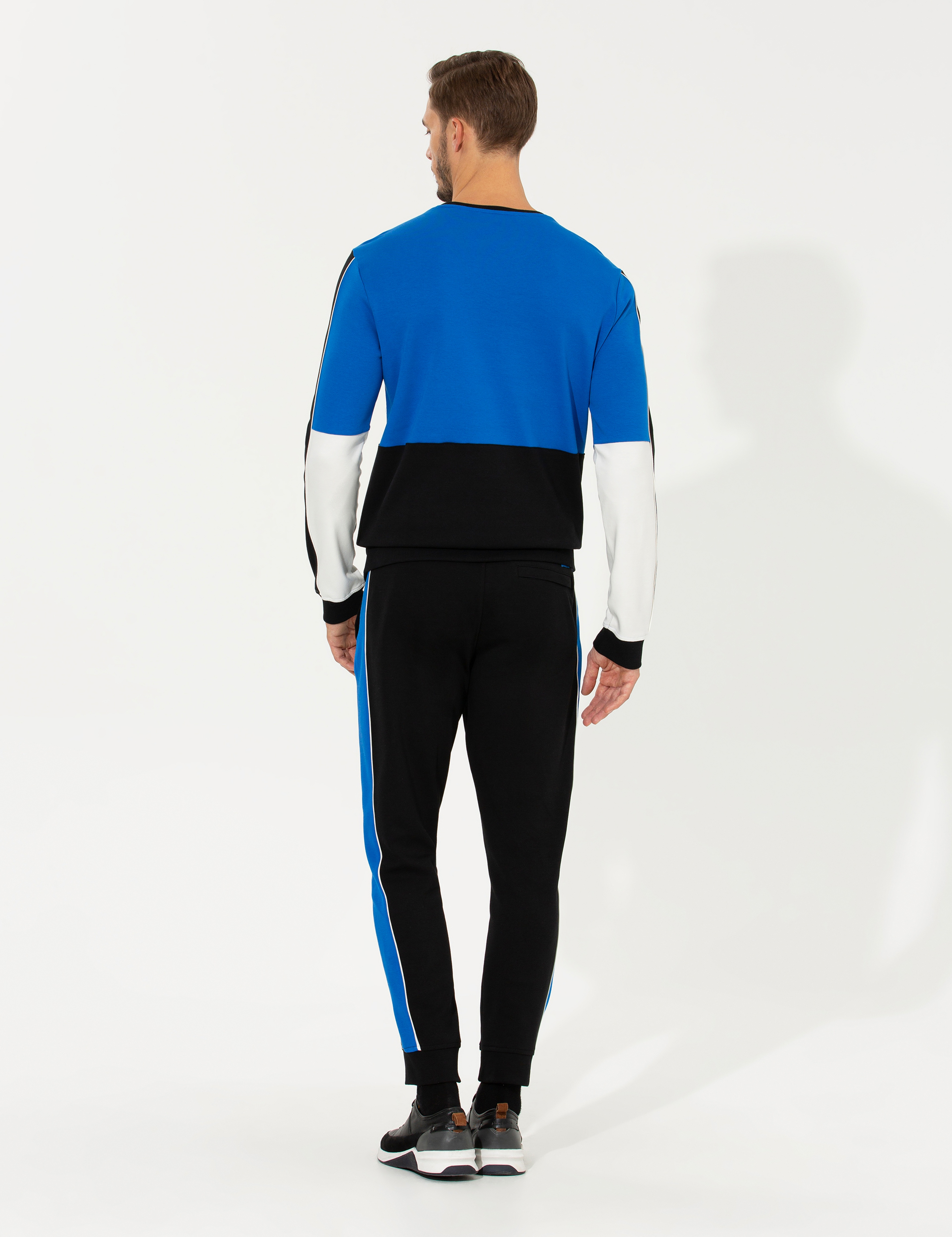 Siyah Ex. Slim Fit Eşofman Altı - Image 4
