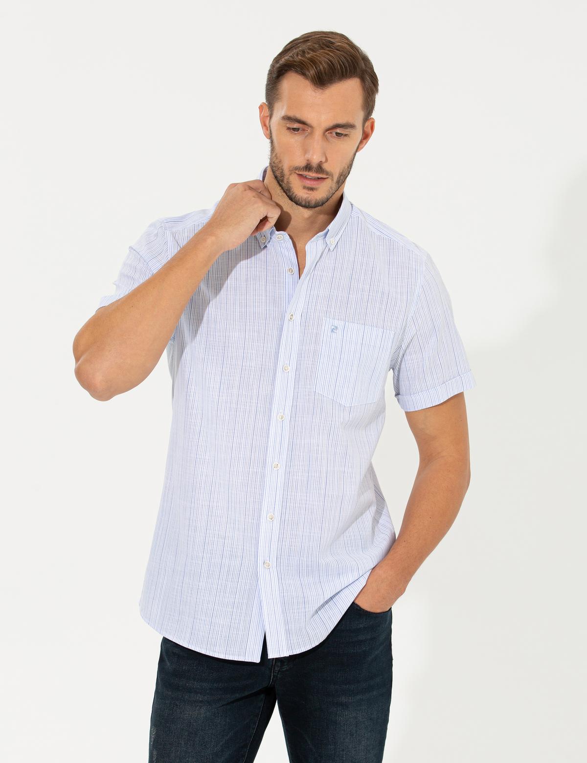 Mavi Regular Fit Kısa Kollu Gömlek