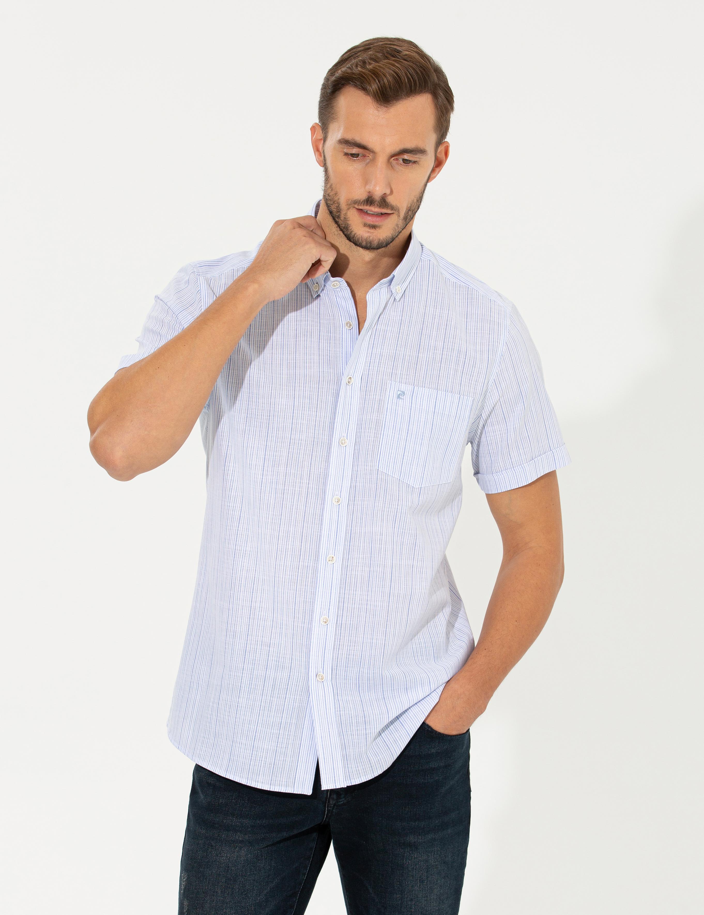 Mavi Regular Fit Kısa Kollu Gömlek