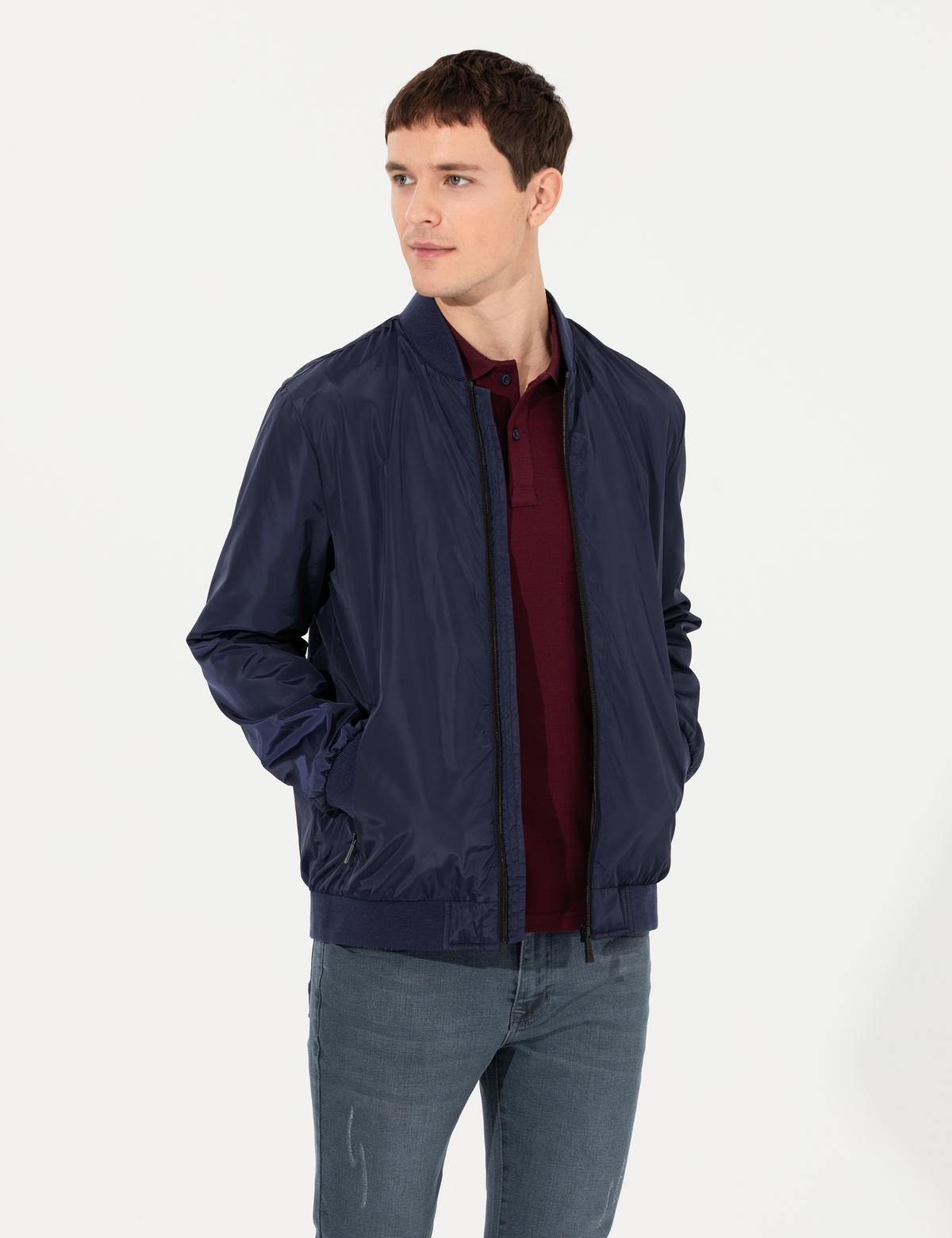 Lacivert Mevsimlik Mont - 50262156003