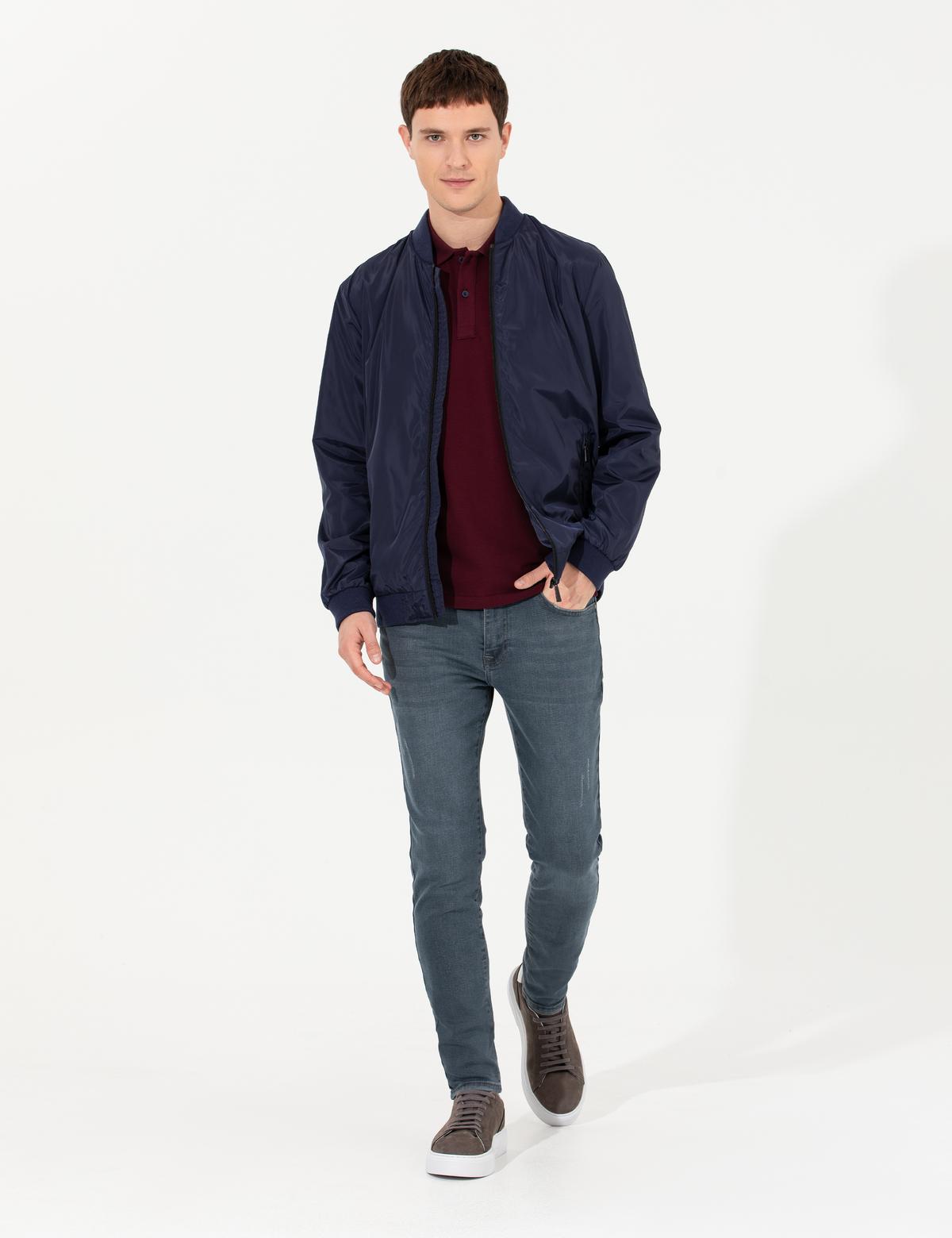 Lacivert Mevsimlik Mont - 50262156003