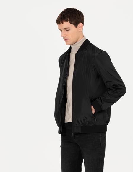 Siyah Mevsimlik Mont - 50262156011