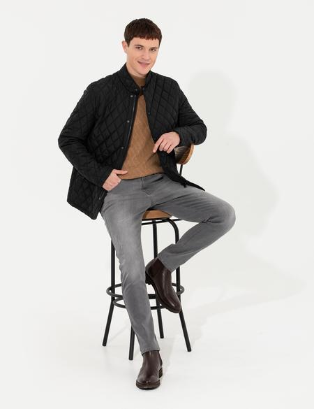 Siyah Basic Mont - 50262158021