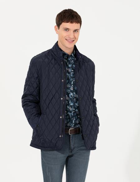 Lacivert Standart Fit Mont - 50262158003