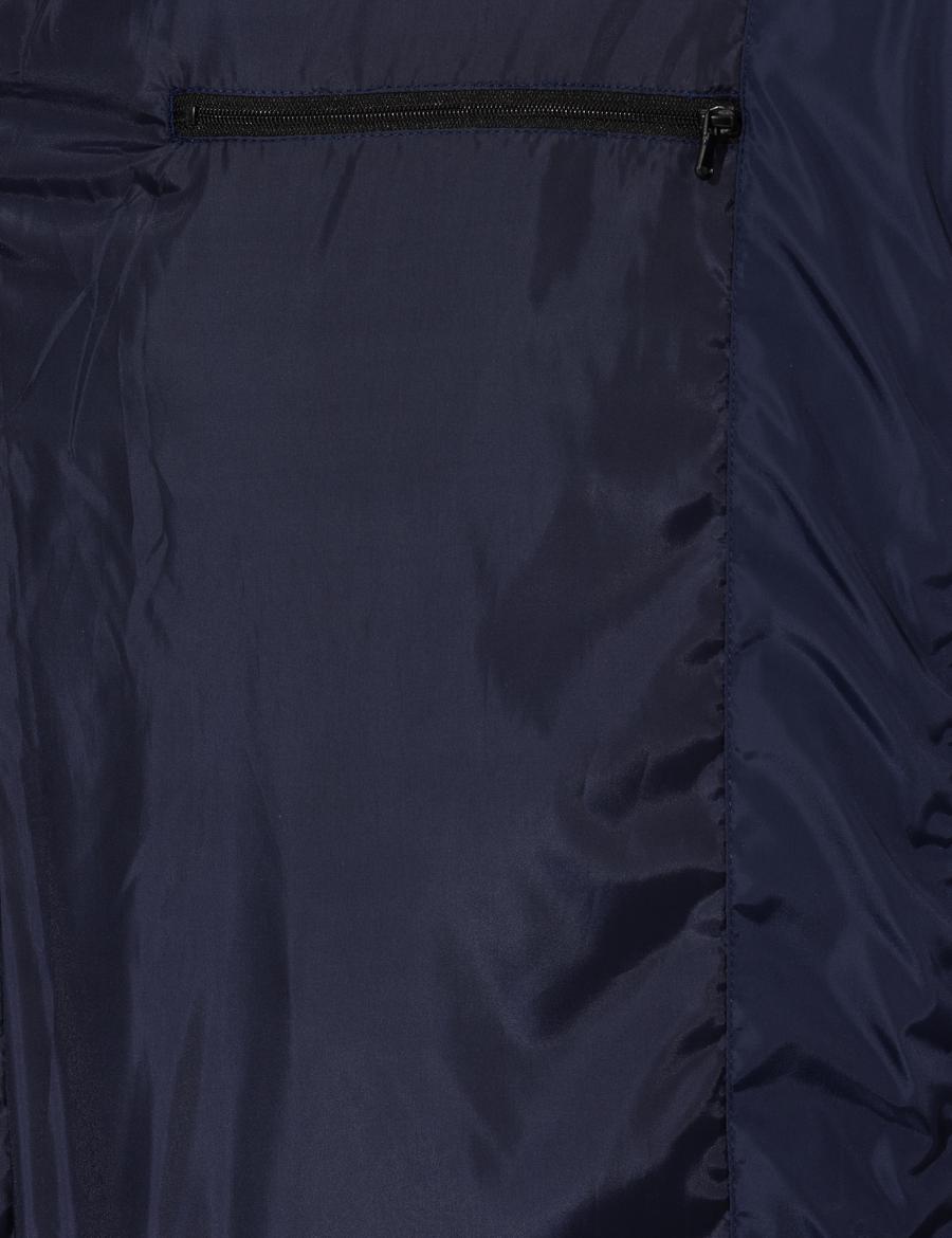 Lacivert Standart Fit Mont