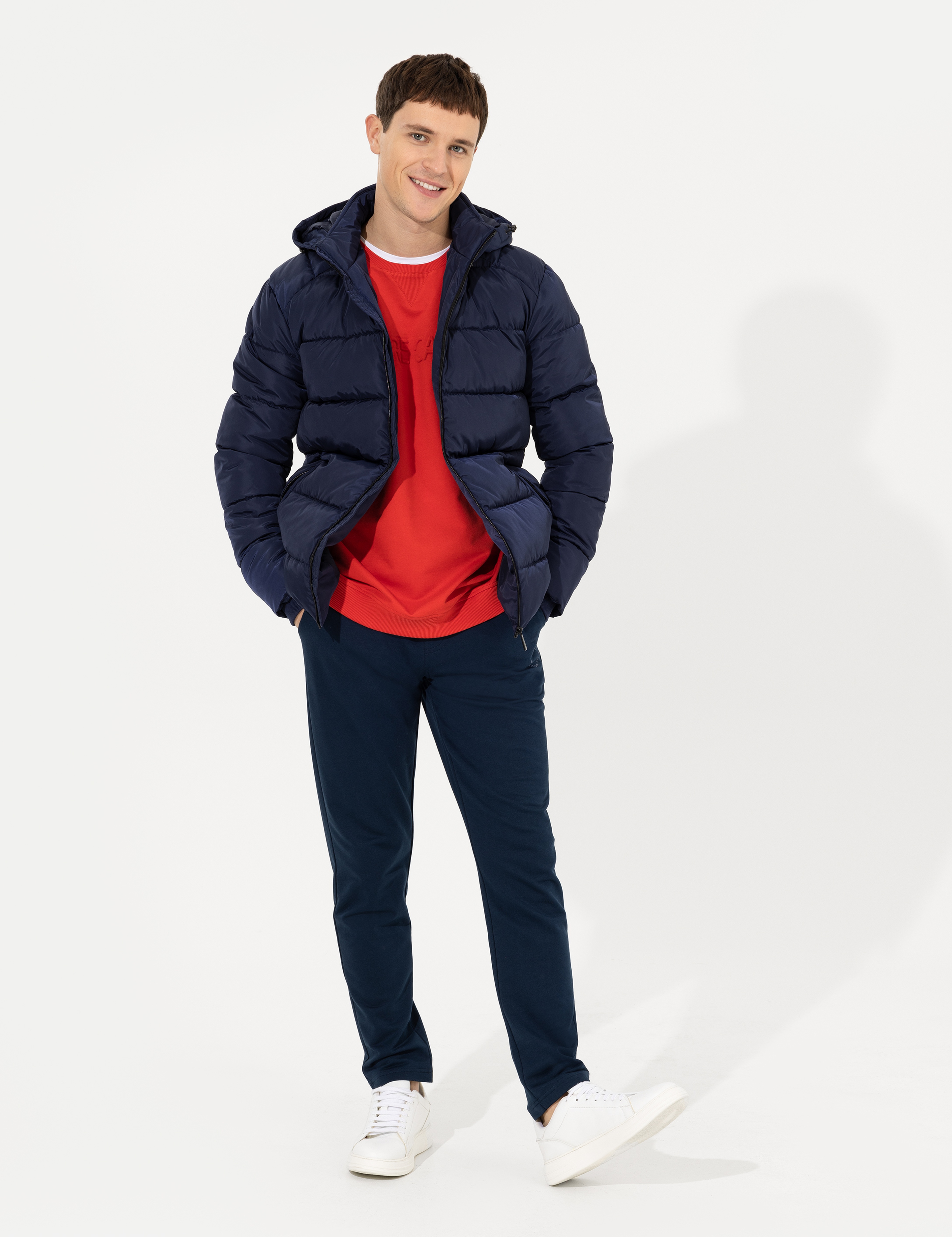 Lacivert Standart Fit Mont - Image 3