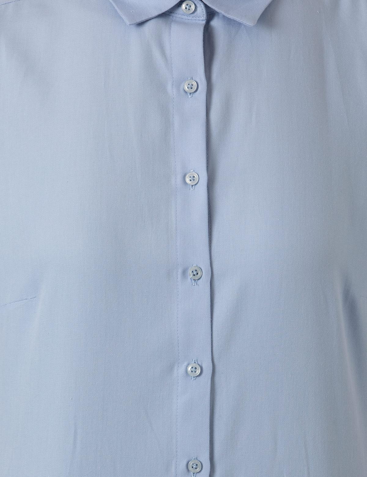 Açık Mavi Kısa Kollu Gömlek - 50202831003