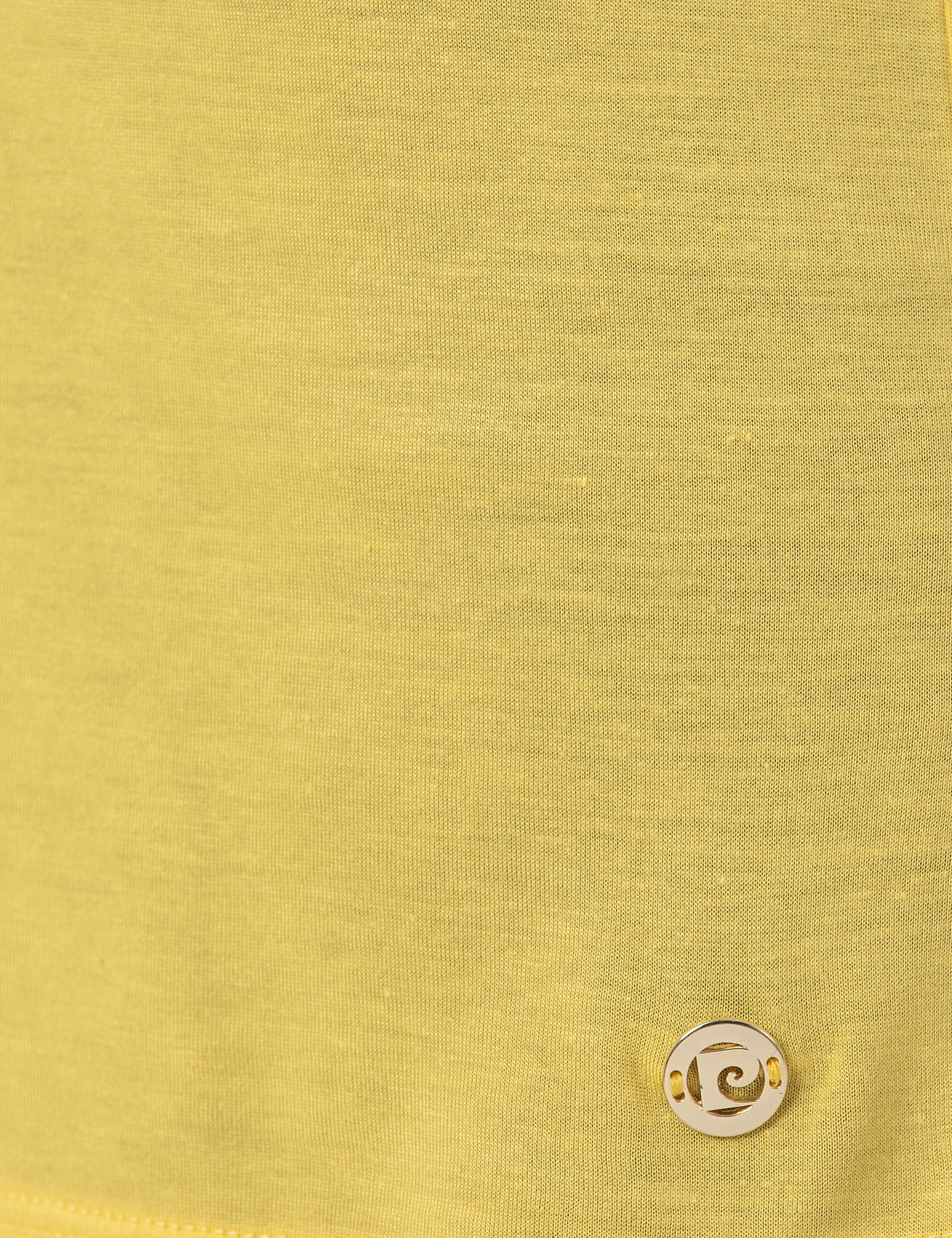 Pierre Cardin Neon Sarı Regular Fit Tişört görsel 7