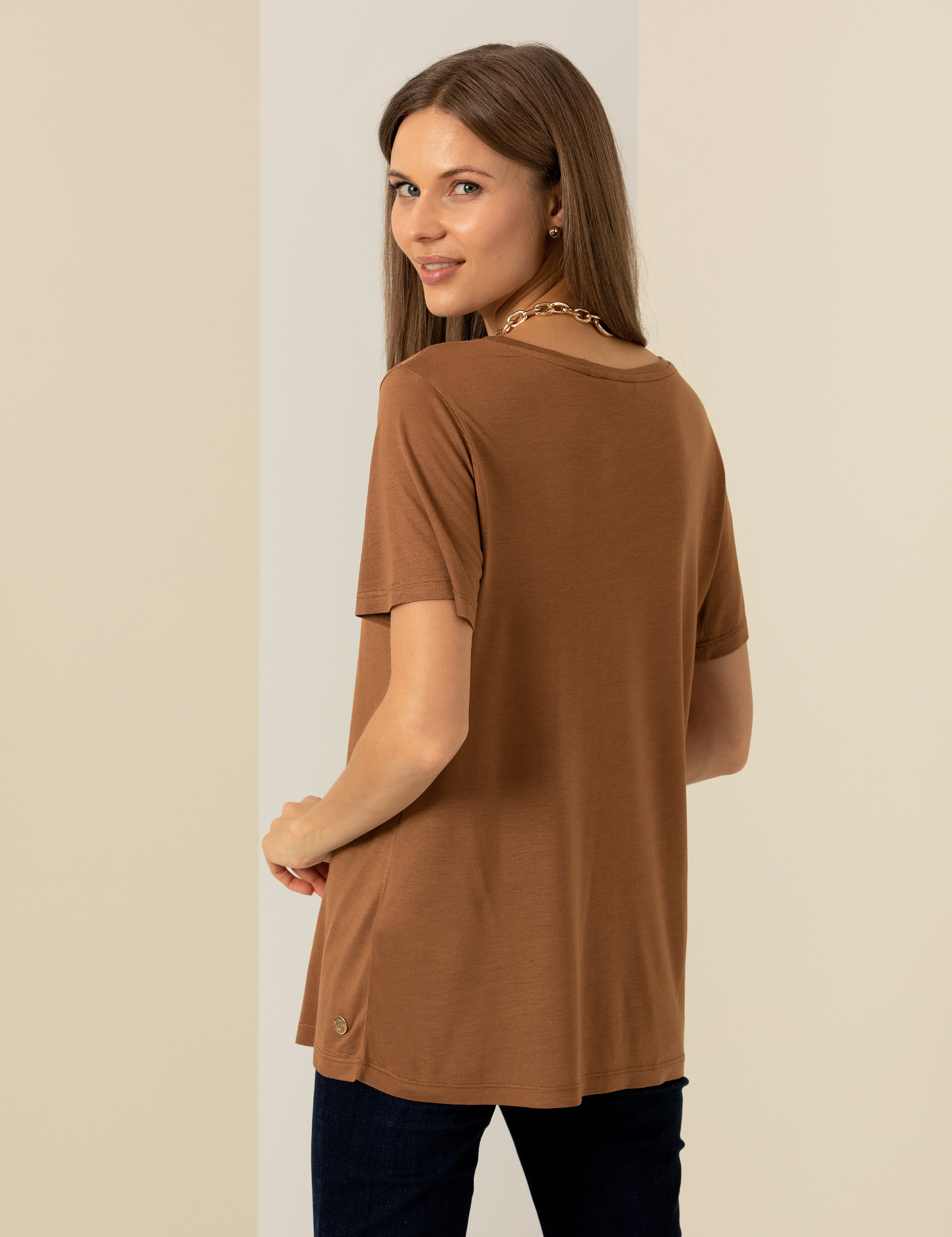 Taba Regular Fit Tişört