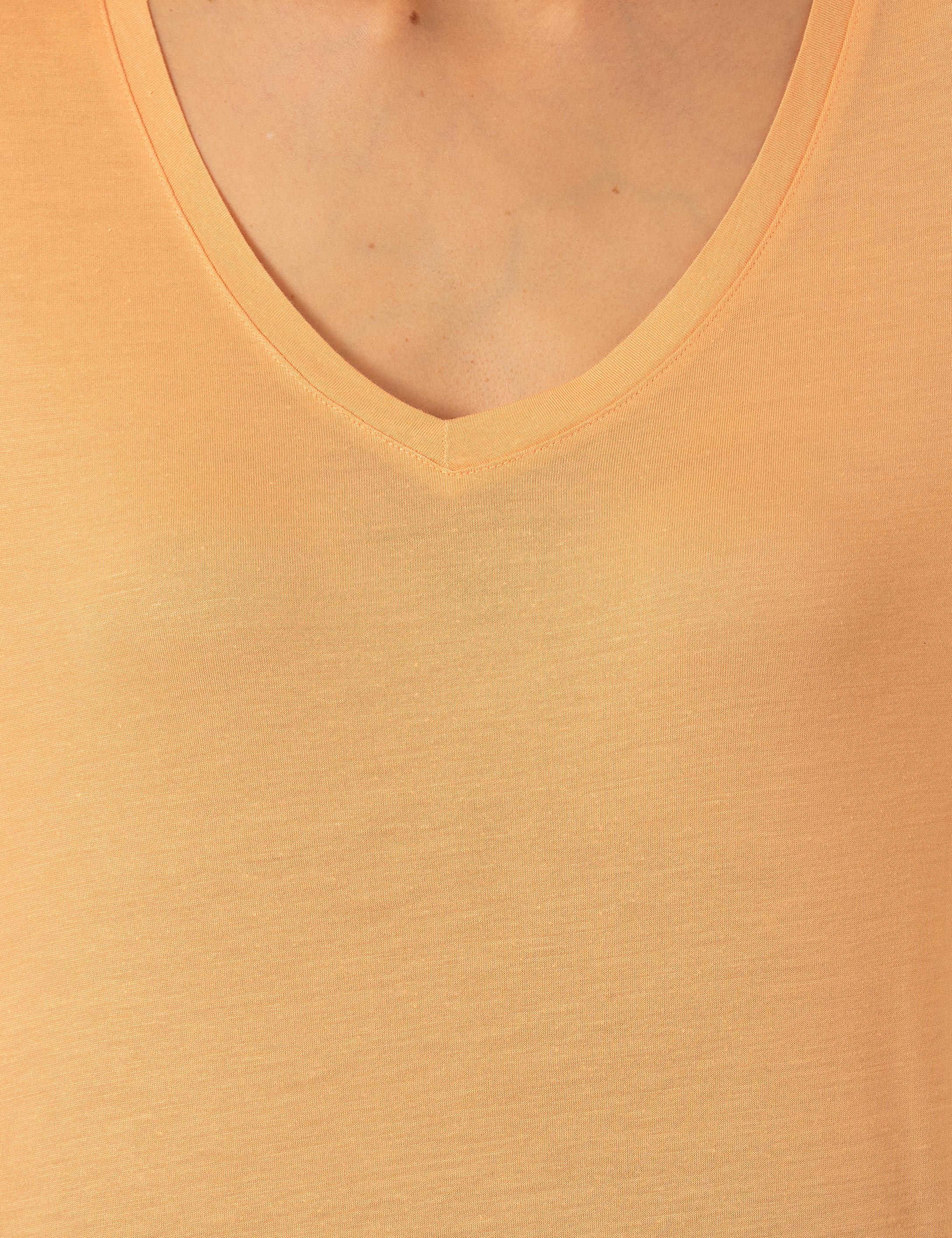 Pierre Cardin Turuncu Regular Fit Tişört görsel 6