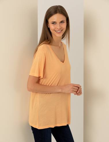 Turuncu Regular Fit Tişört
