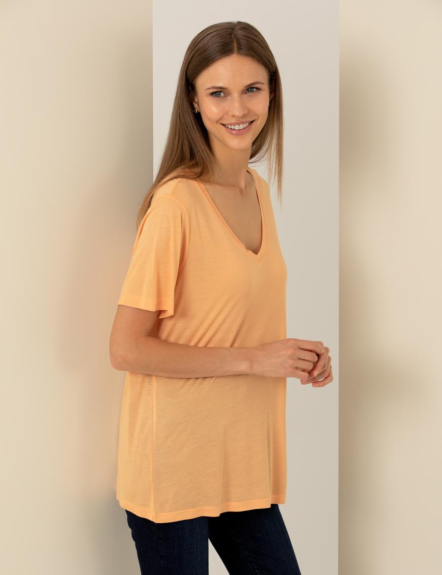 Turuncu Regular Fit Tişört