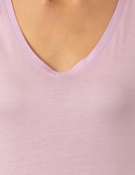 Lila Regular Fit Tişört - 50246149015