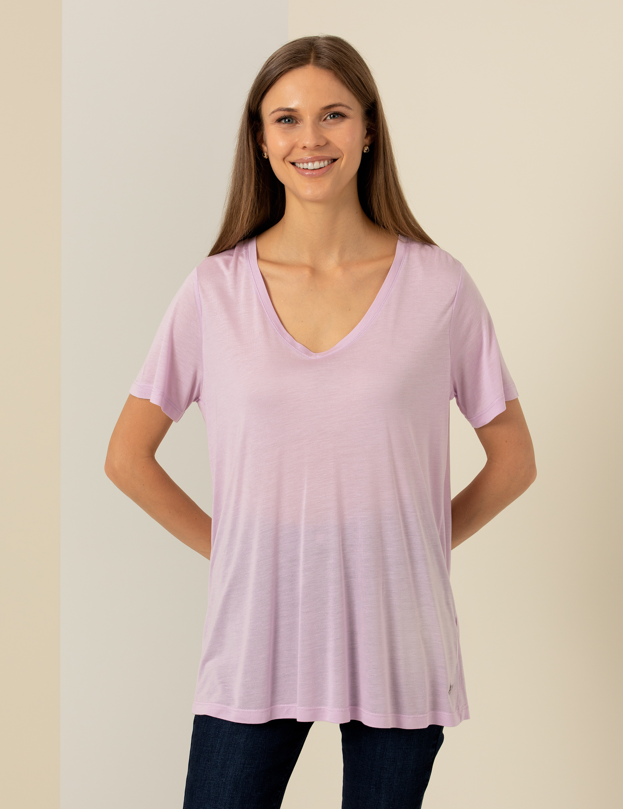 Pierre Cardin Lila Regular Fit Tişört görsel 4