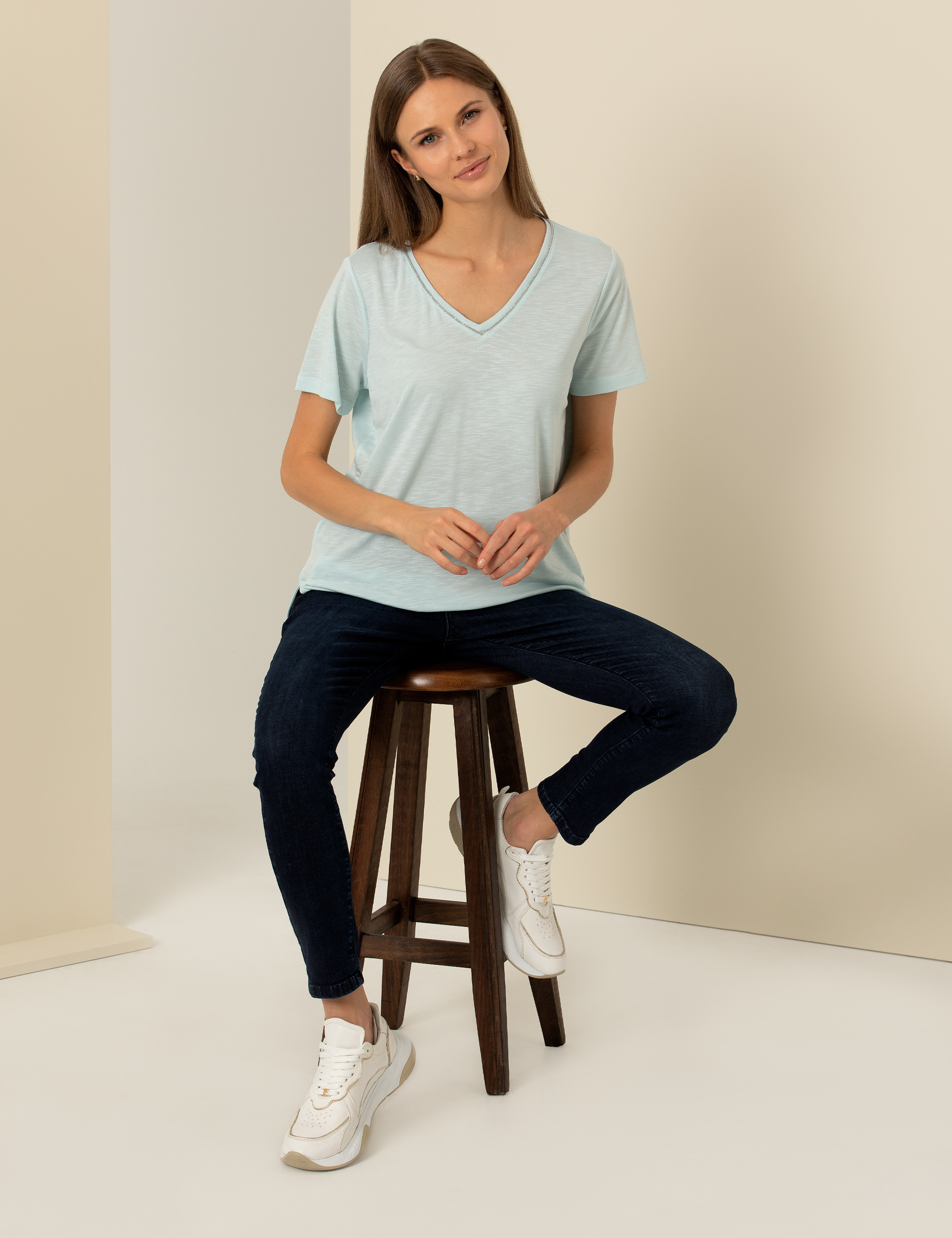 Aqua Regular Fit Tişört - Image 1