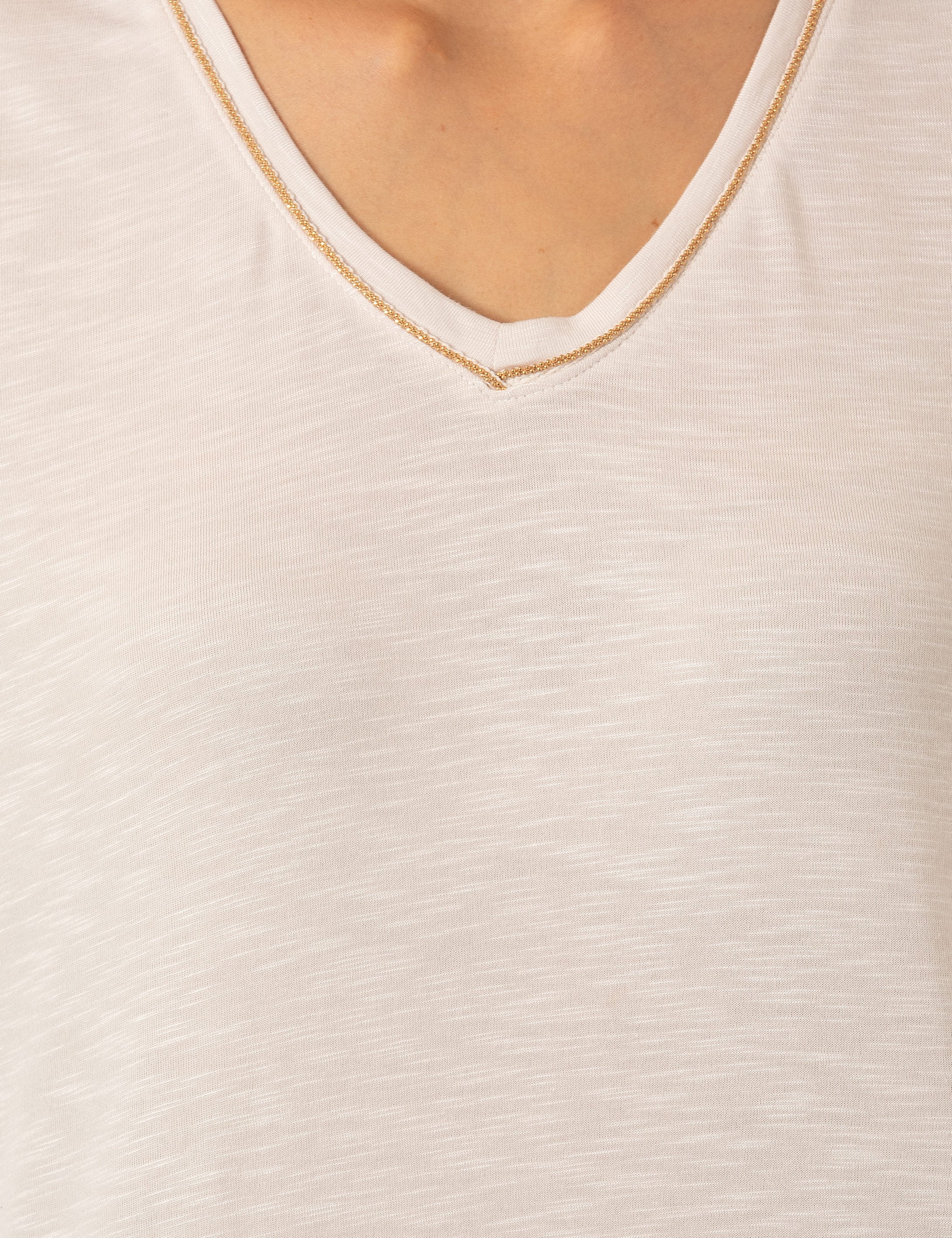 Ekru Regular Fit Tişört