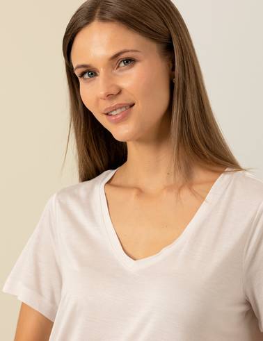 Ekru Regular Fit Tişört