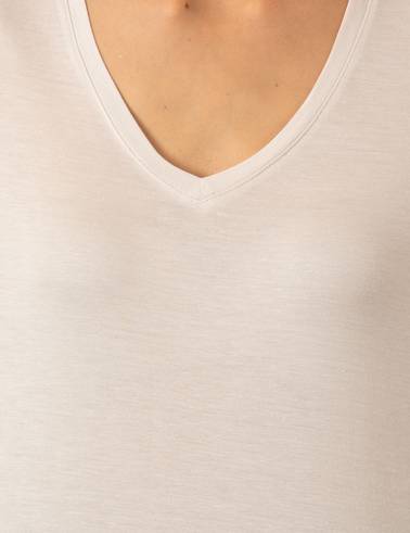 Ekru Regular Fit Tişört