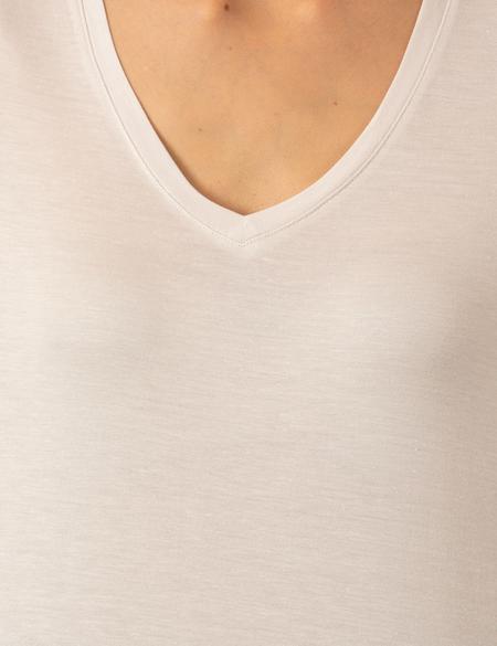 Ekru Regular Fit Tişört - 50246149046