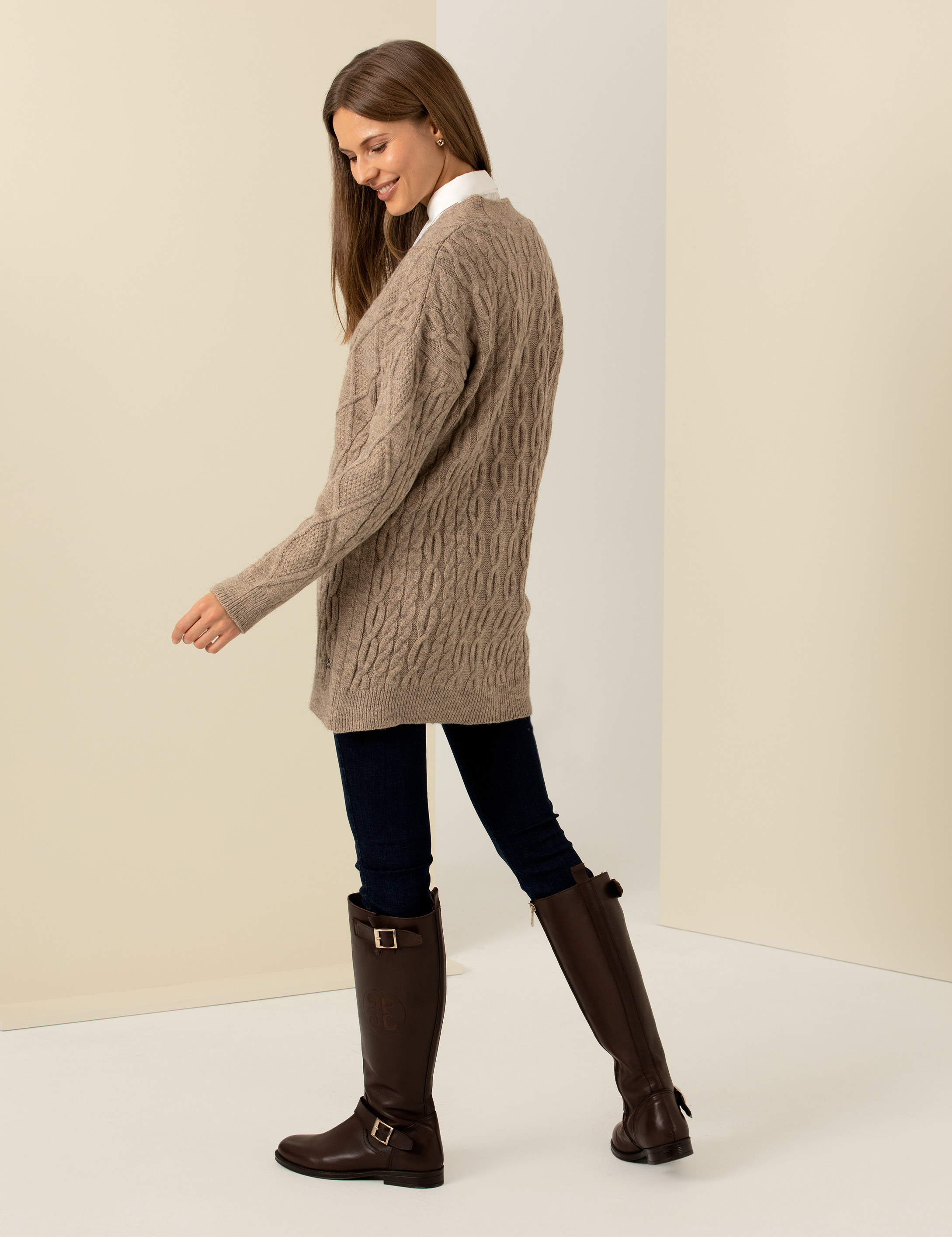 Vizon Comfort Fit Triko Hırka - Image 5
