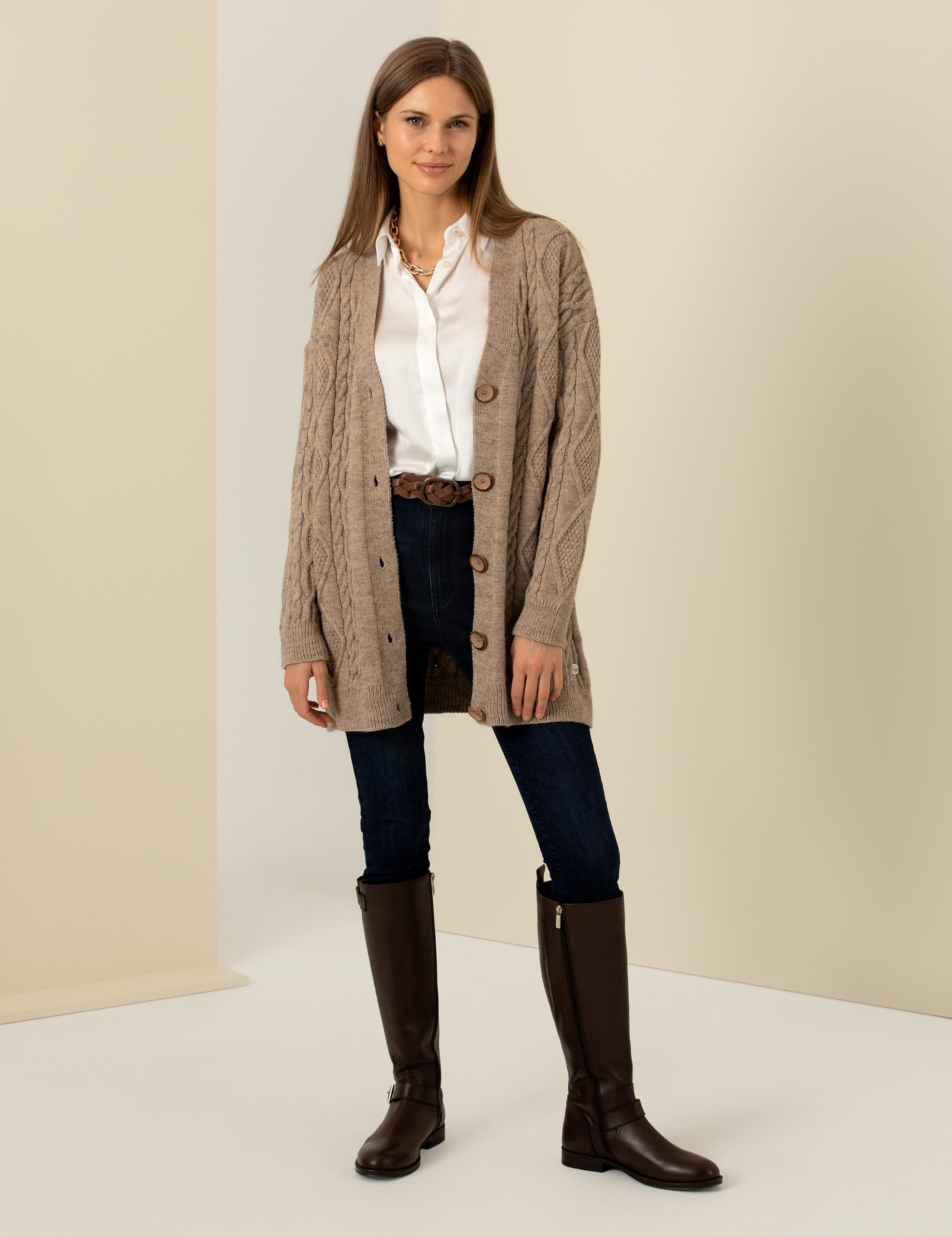 Vizon Comfort Fit Triko Hırka