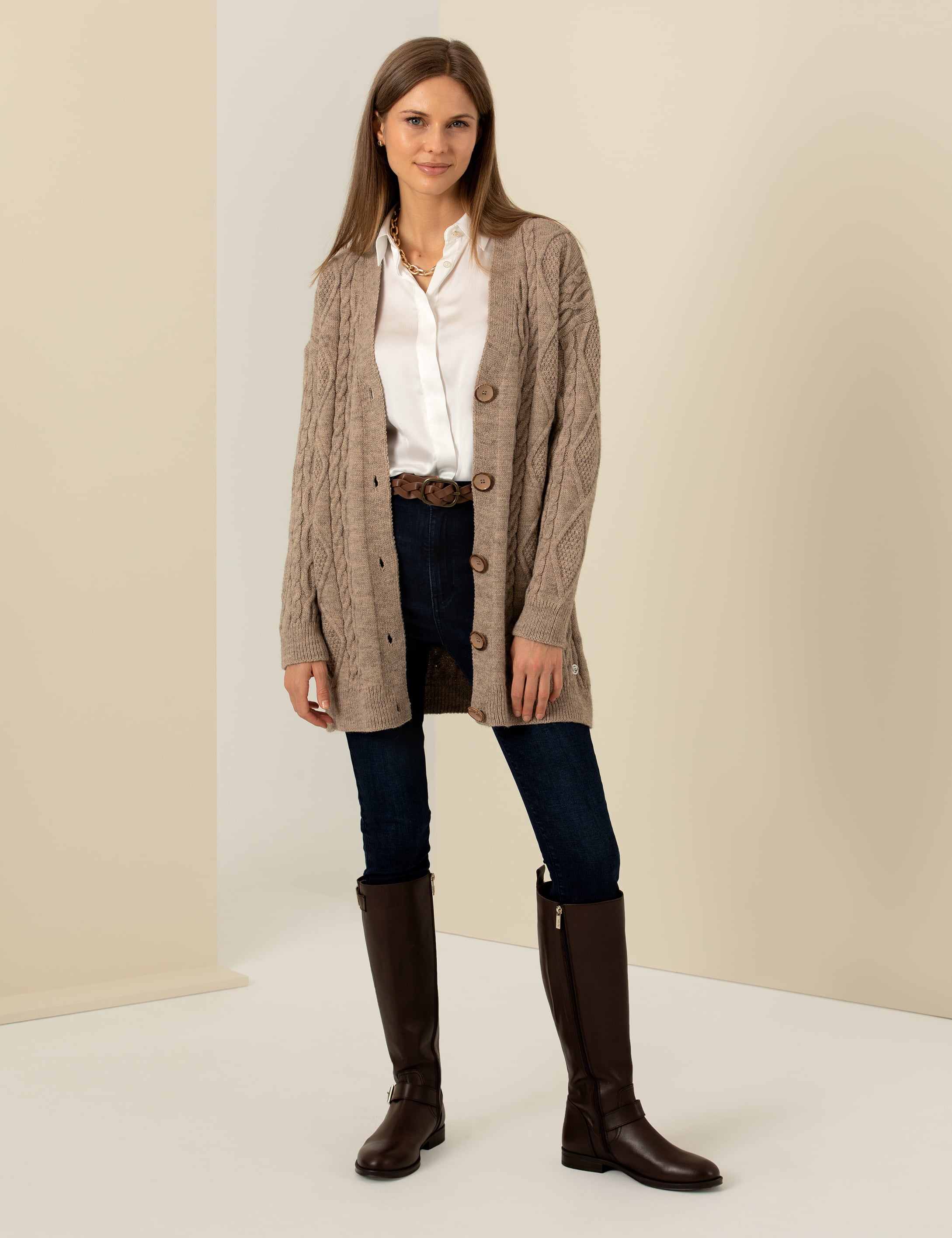 Vizon Comfort Fit Triko Hırka - Image 4