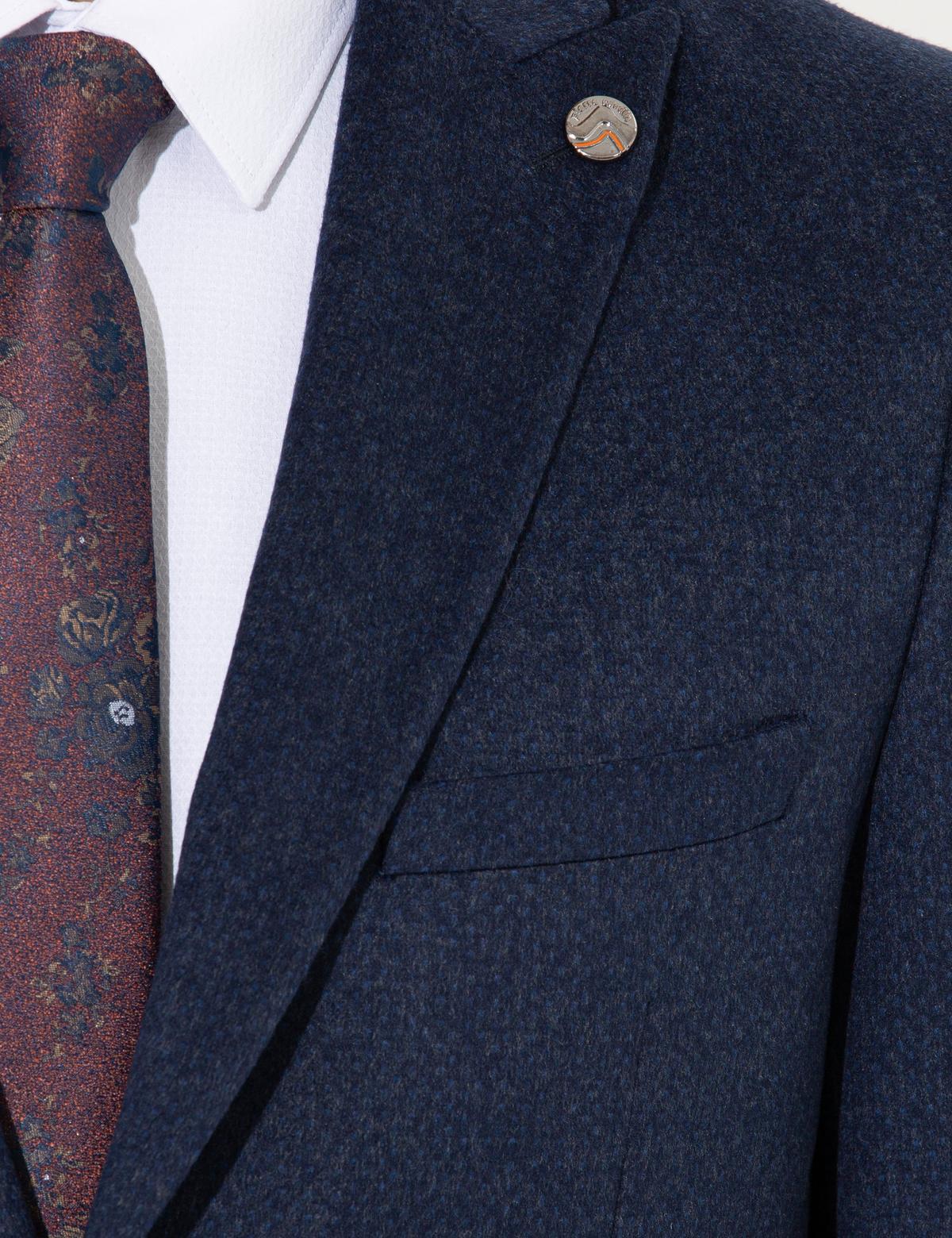 Lacivert Ekstra Slim Fit Ceket - 50257488005