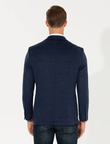 Lacivert Ekstra Slim Fit Ceket
